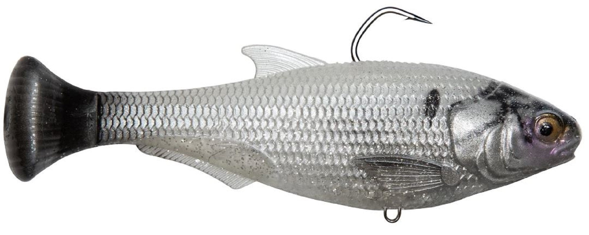 Zman Soft Lure Shadtron LT Swimbait 4.5 Inch Sight Flash (0424)