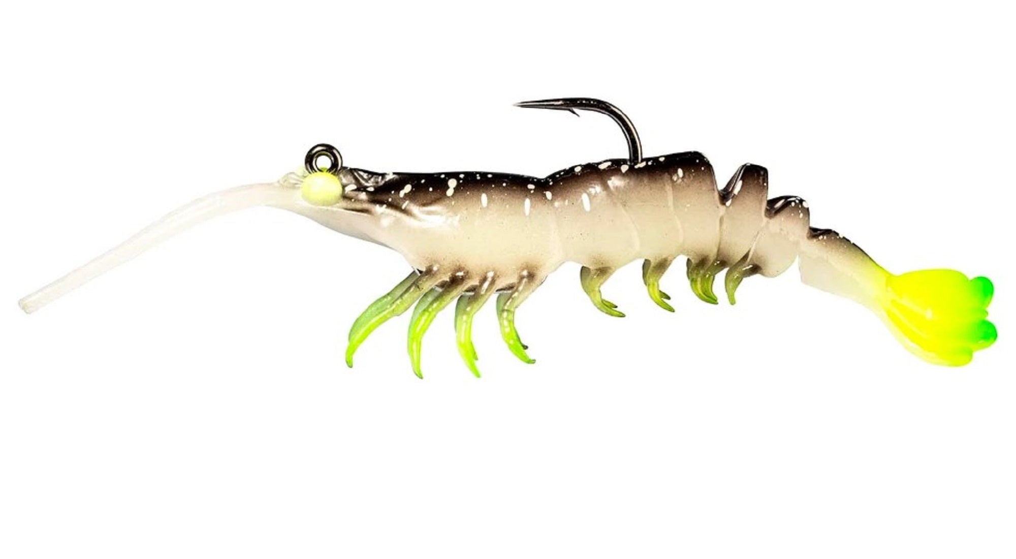 Zman Soft Lure PrawnstarZ 2.5 Inch 2/Pack Glow Chartreuse (2510)