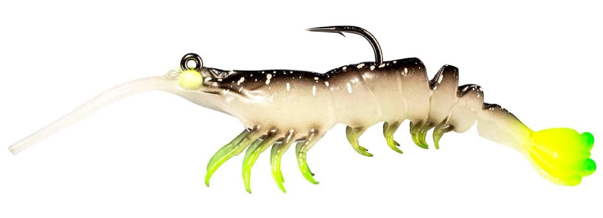 Zman Soft Lure PrawnstarZ 3 Inch 2/Pack Glow Chartreuse (2633)
