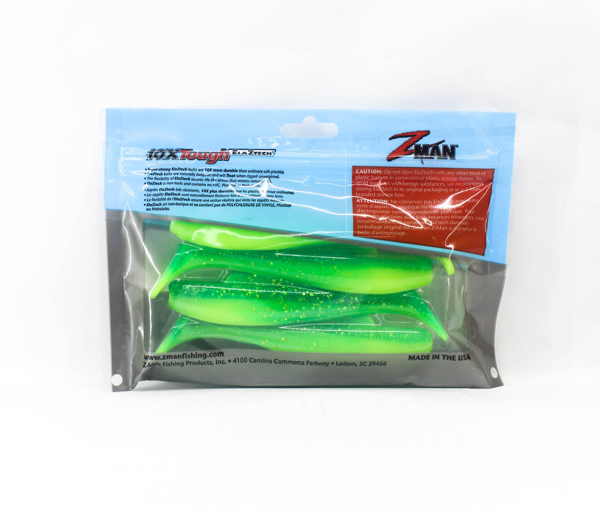 Zman Soft Lure Diezel MinnowZ 5 Inch 4/Pack Sexy Mackerel (3098)