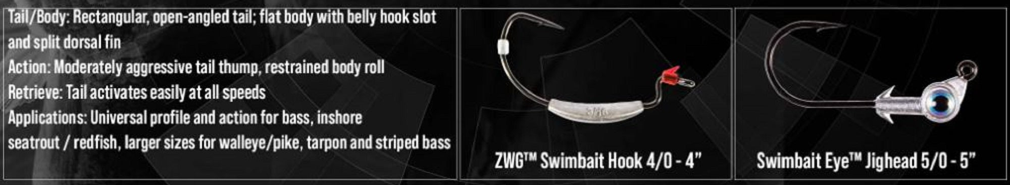 Zman Soft Lure Diezel MinnowZ 6 Inch 3/Pack Smoky Shad (4408)