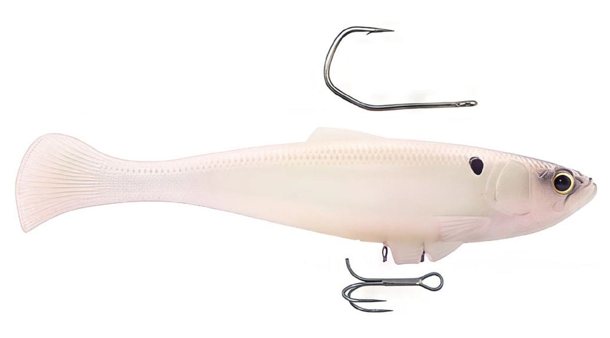 Zman Soft Lure Swag Swimbait LT 6 Inch Albino (4958)