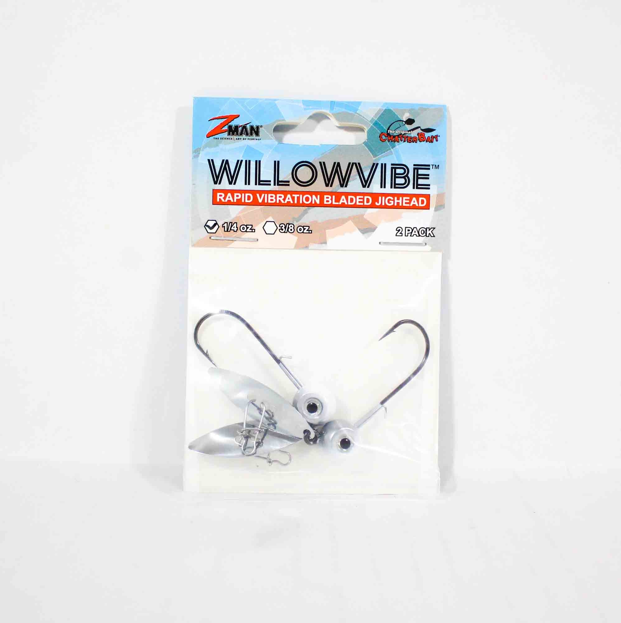 Zman Chatterbait Willow Vibe 1/4 Oz Sinking Lure Smelt (0655)
