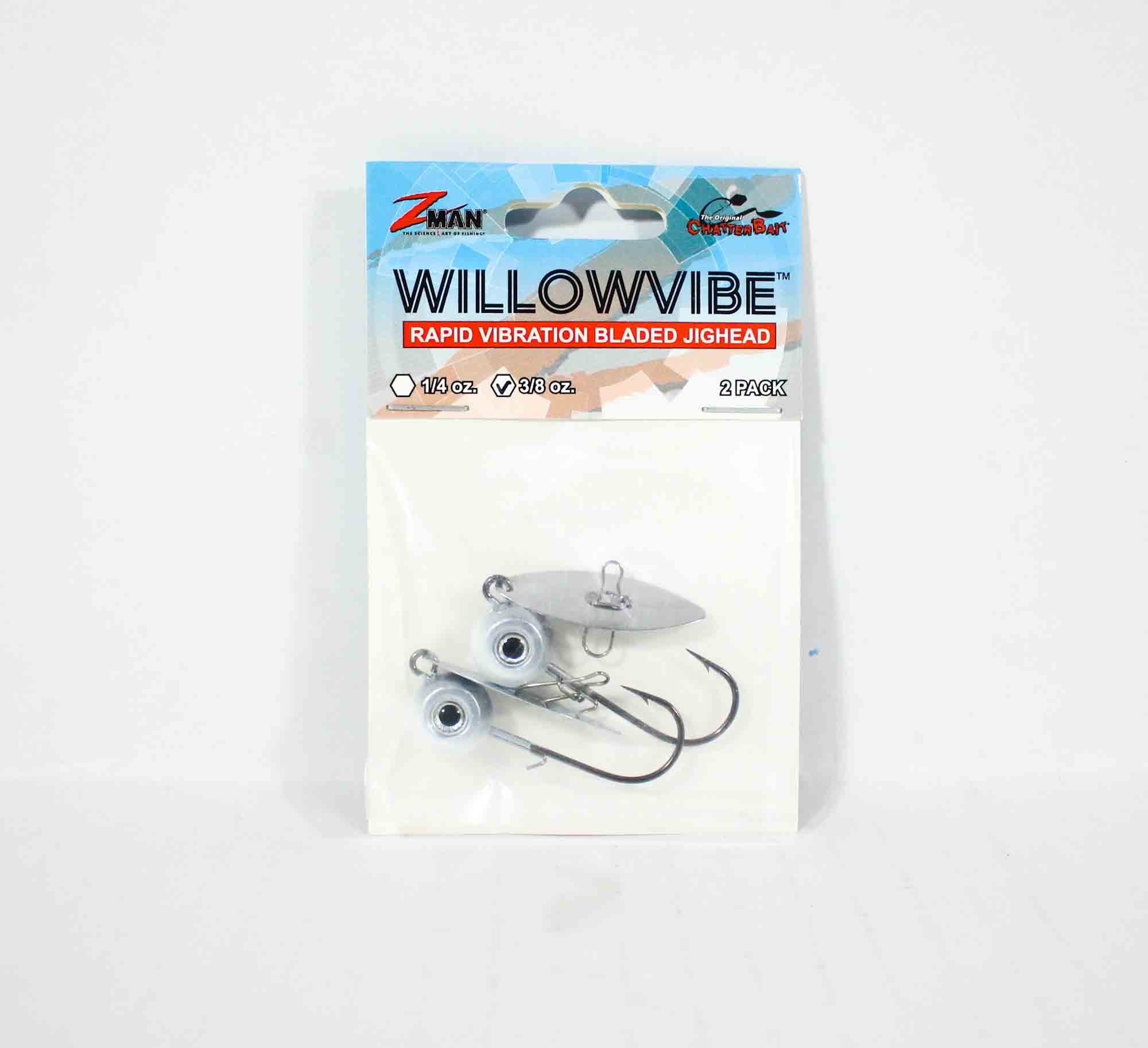 Zman Chatterbait Willow Vibe 3/8 Oz Sinking Lure Smelt (5988)