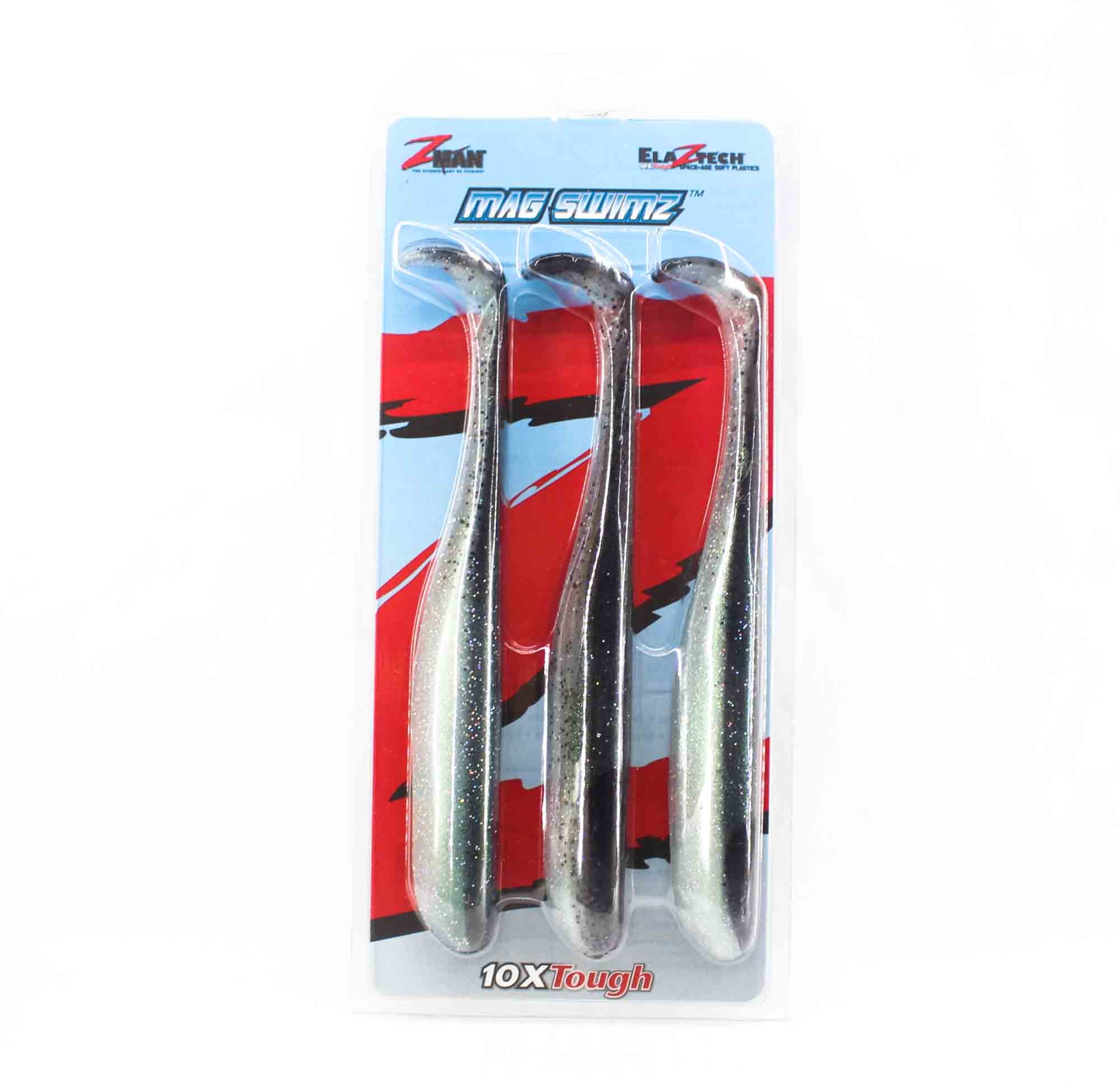 Zman Soft Lure SwimmerZ 8 Inch 3/Pack Bad Shad (8064)
