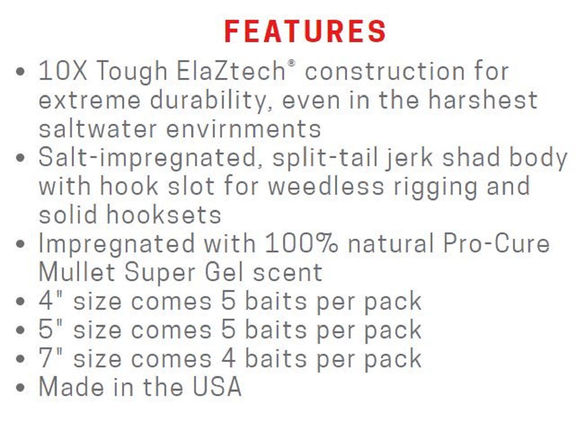 Zman Soft Lure Jerk ShadZ Scented 5 Inch 5/Pack Laguna Shrimp (0242)