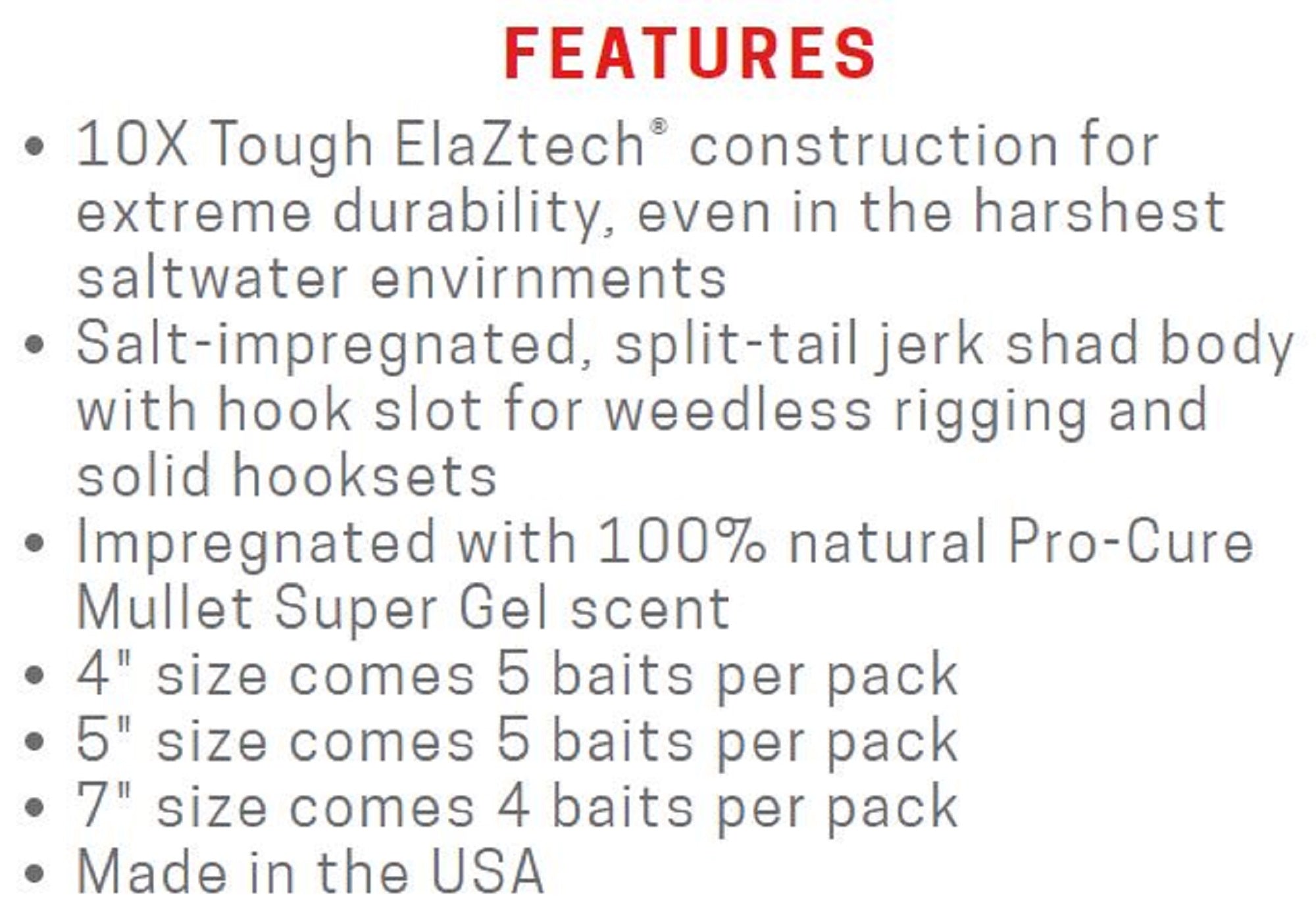 Zman Soft Lure Jerk ShadZ 5 Inch 5/Pack Beer Run (4028)