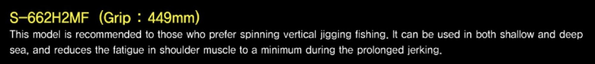 NS Black Hole Rod Spinning Boca Slow Jigging S-662 H2MF (6168)