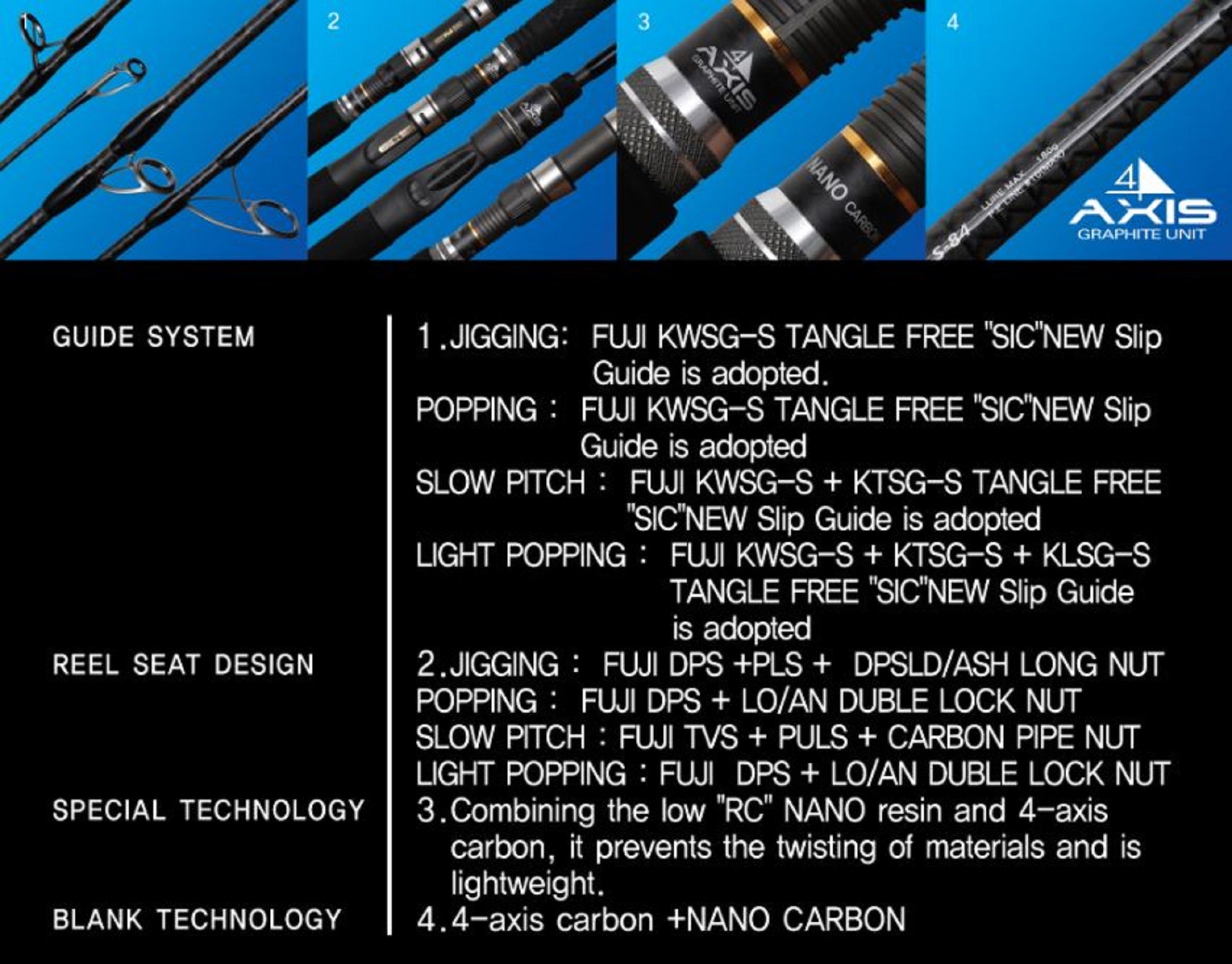 NS Black Hole Rod Spinning Boca-S Popping S-80 (7967)