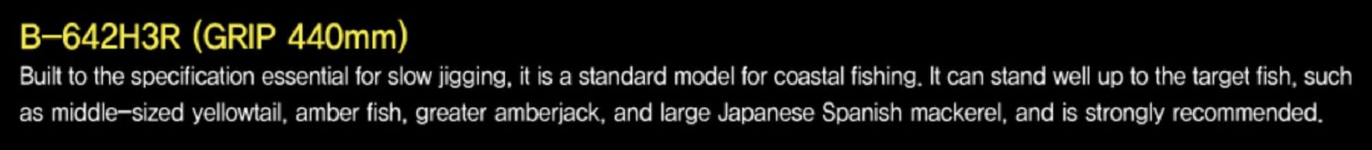 NS Black Hole Rod Baitcast Boca Boron Slow Pitch B-642H3R Slow Pitch (7322)