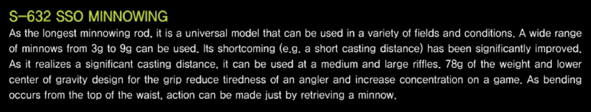 NS Black Hole Rod Spinning Finesse Plus S-632 SSO-Minnowing (7871)