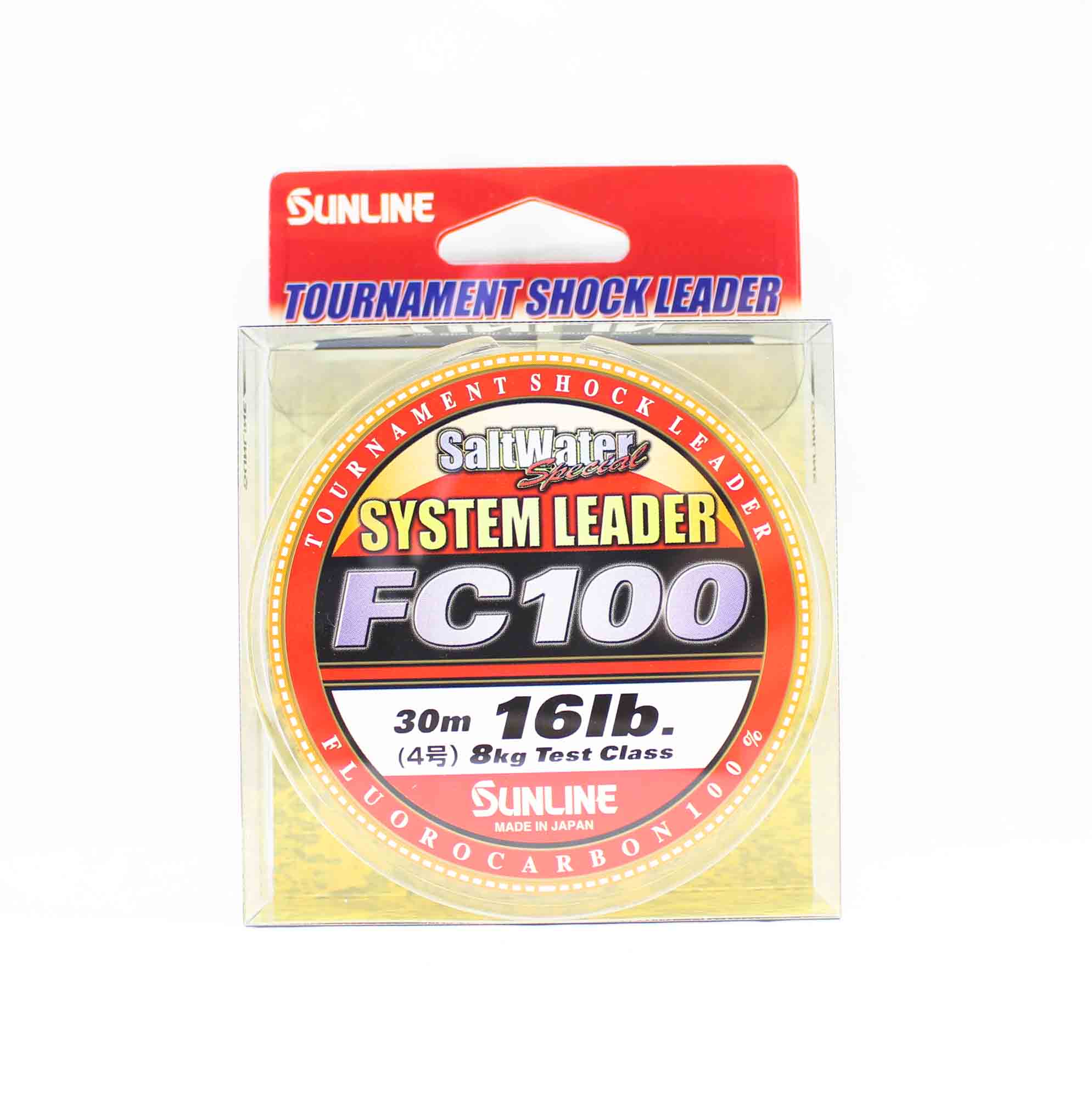 Sunline Fluorocarbon Leader System 100 Shock Leader 30m 16lb (0825)