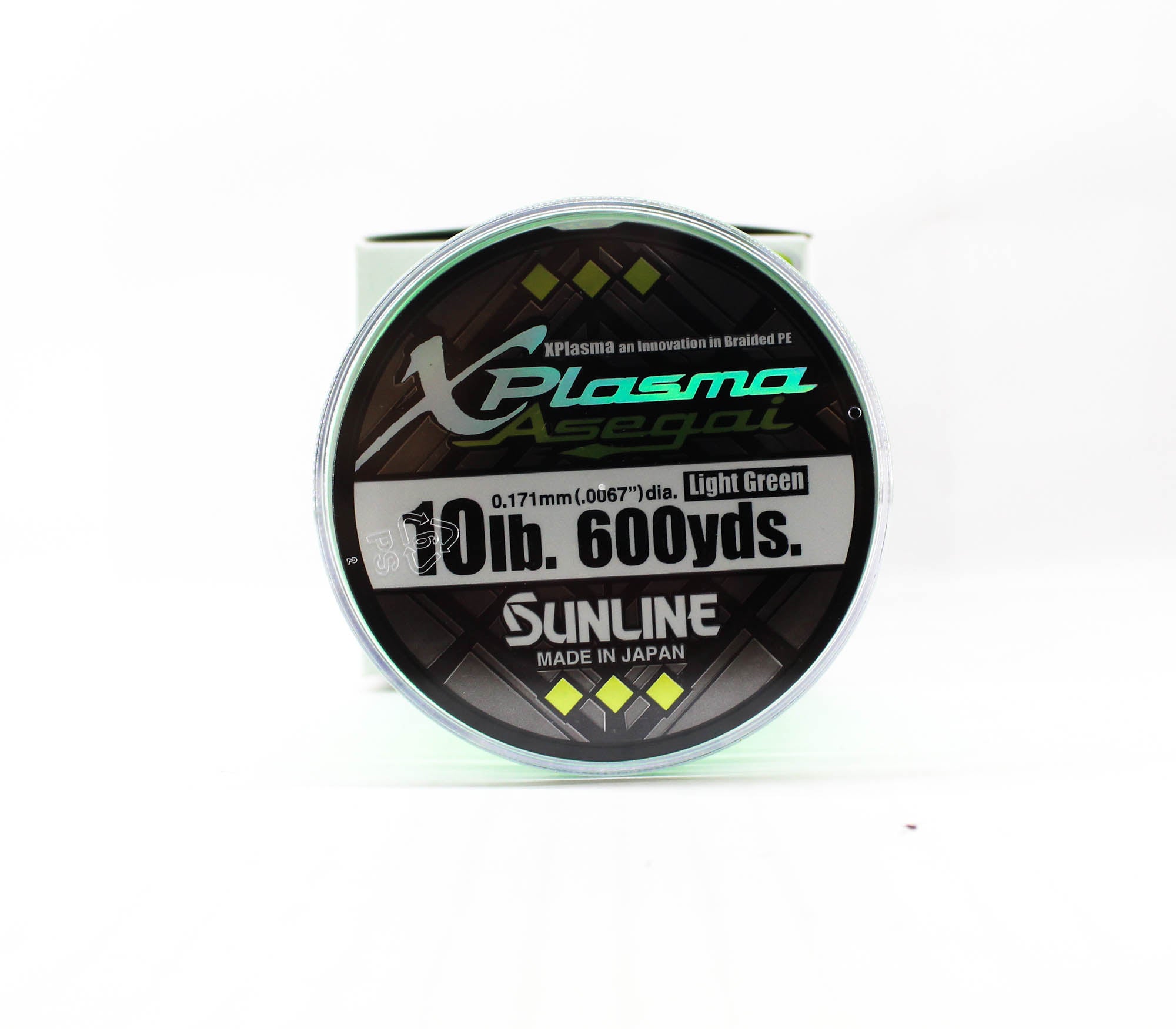 Sunline P.E Line Asegai Xplasma 600yds P.E 1 10lb Light Green (5059)
