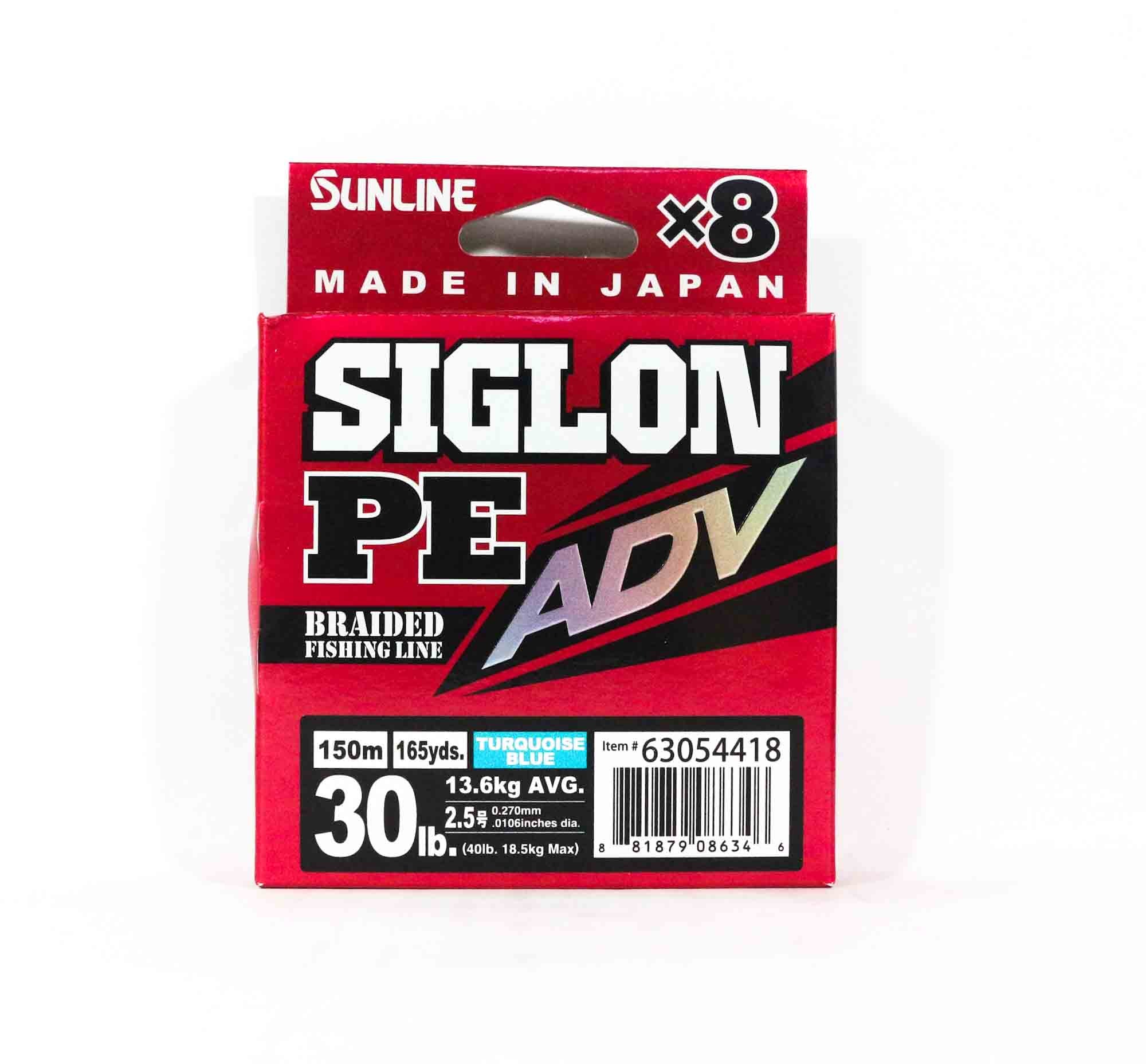 Sunline P.E Line X8 Siglon Advance 150M P.E 2.5 30LB Blue (6346)