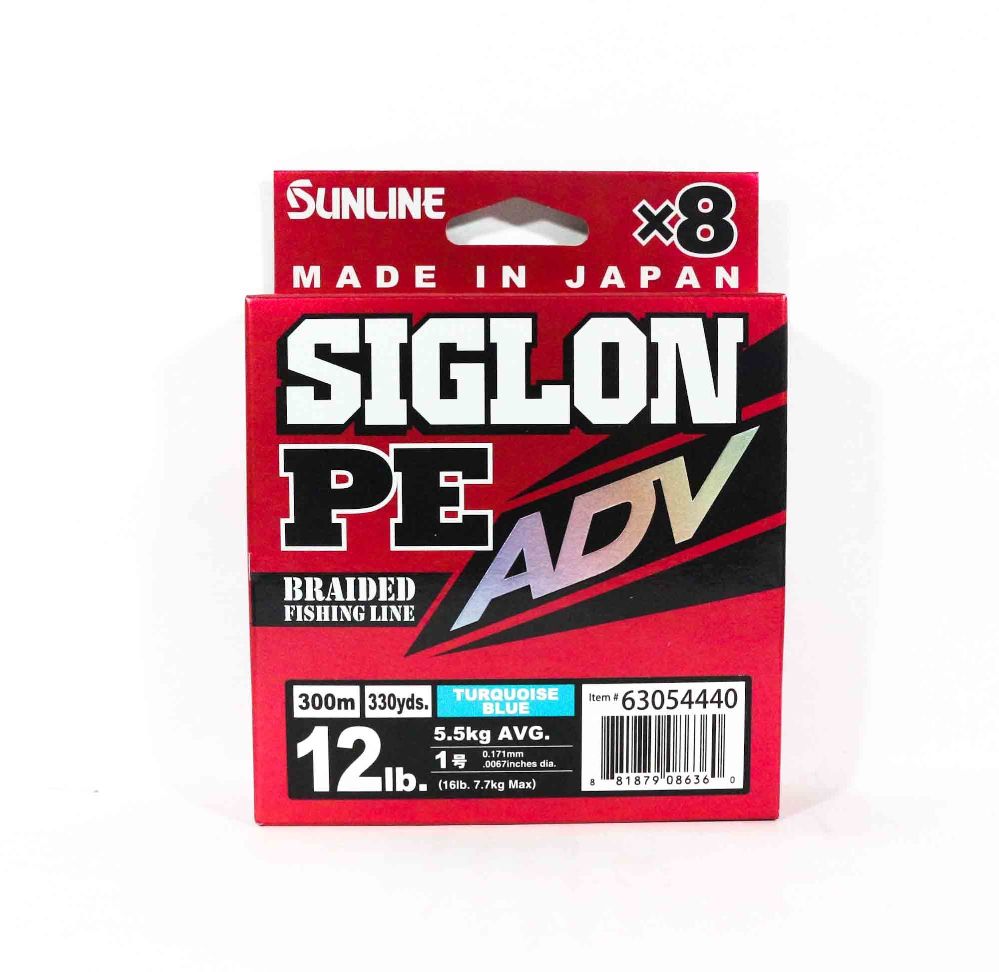 Sunline P.E Line X8 Siglon Advance 300M P.E 1 12LB Blue (6360)