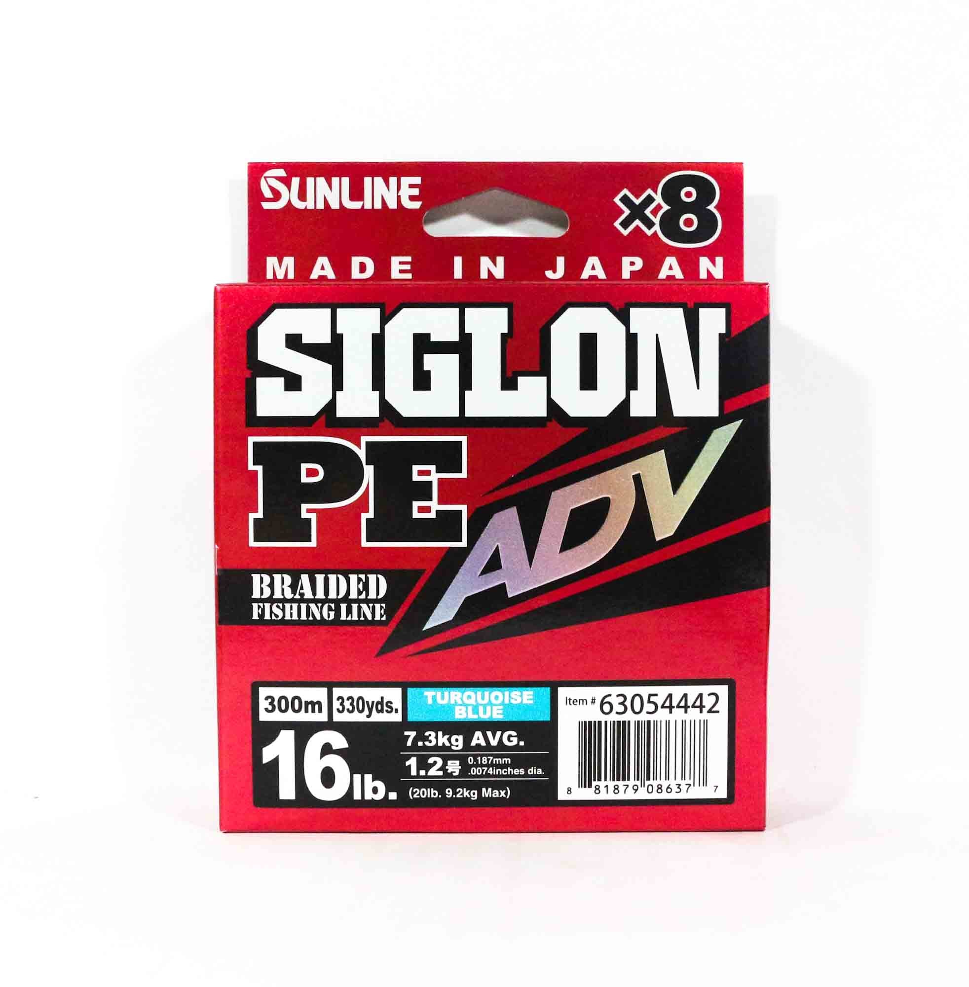 Sunline P.E Line X8 Siglon Advance 300M P.E 1.2 16LB Blue (6377)