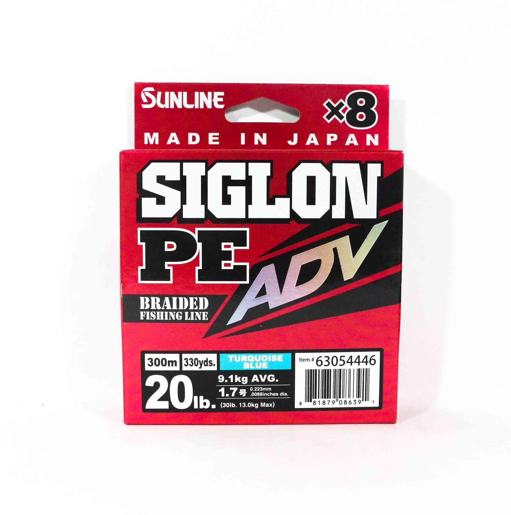 Sunline P.E Line X8 Siglon Advance 300M P.E 1.7 20LB Blue (6391)