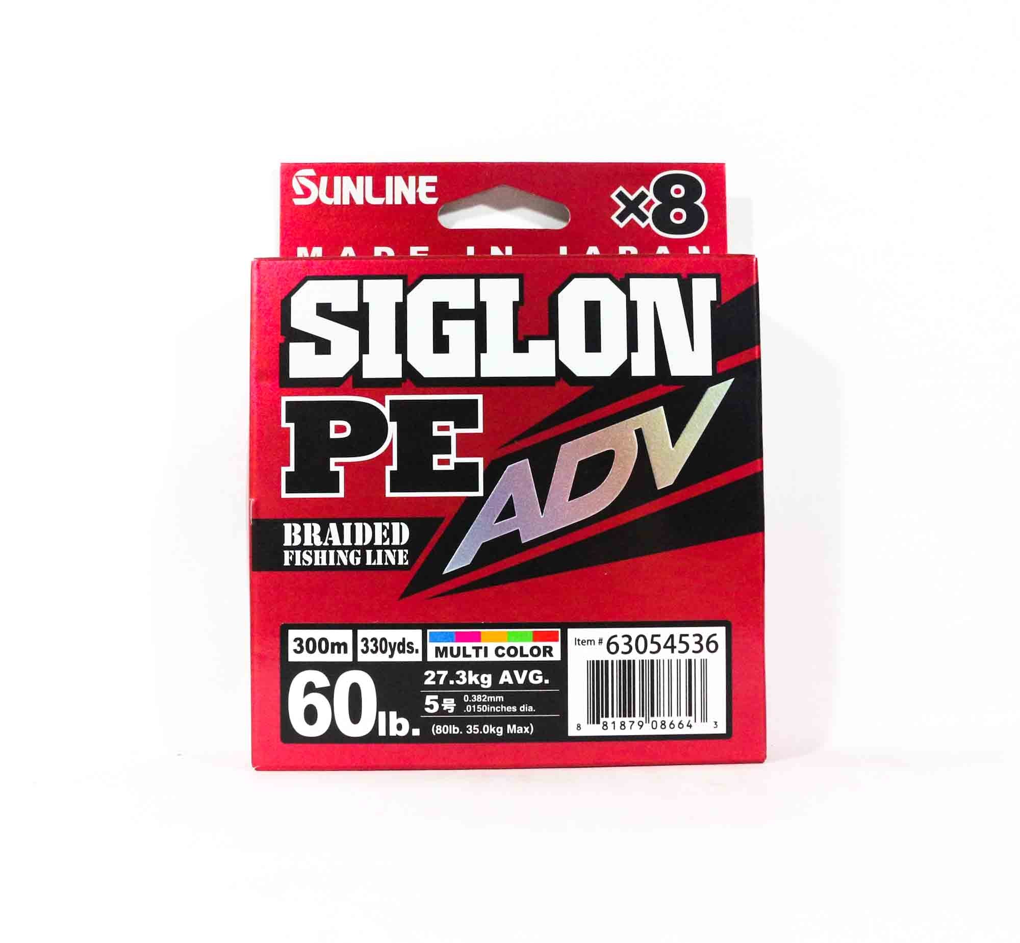 Sunline P.E Line X8 Siglon Advance 300M P.E 5 60LB Multi (6643)