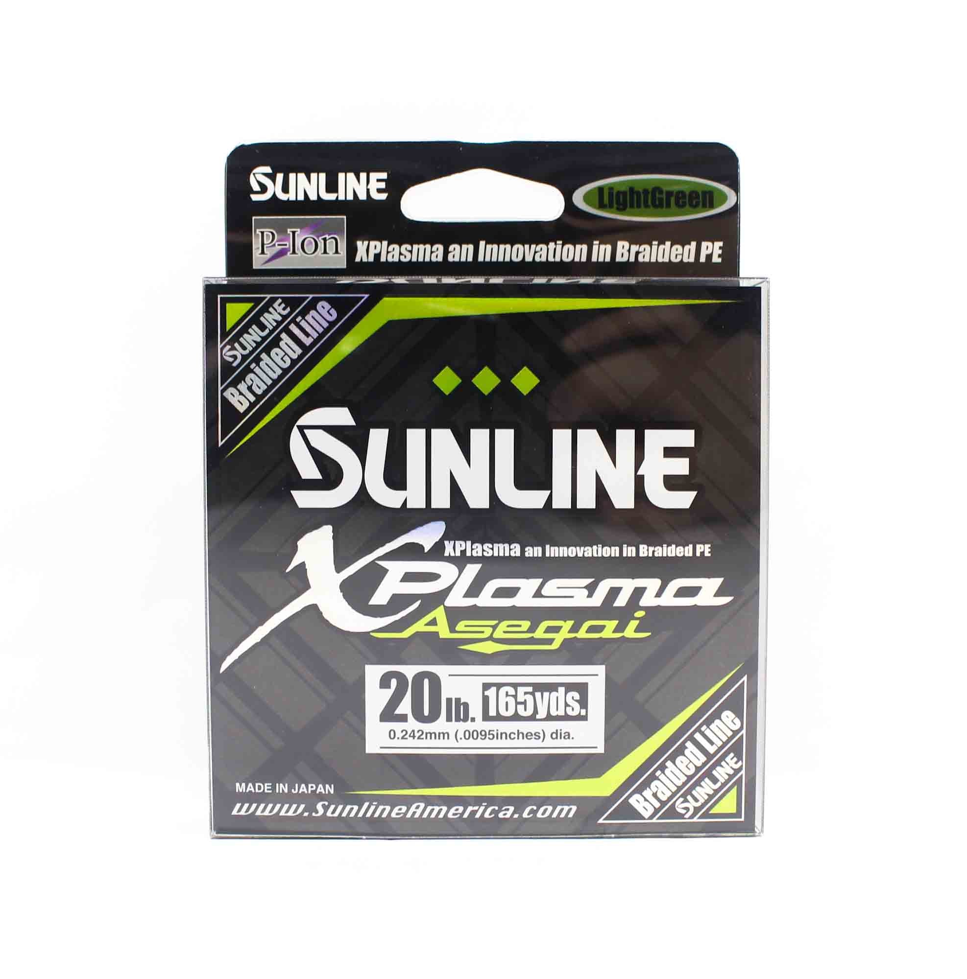 Sunline P.E Line Asegai Xplasma 165yds P.E 2 20lb Light Green (6667)