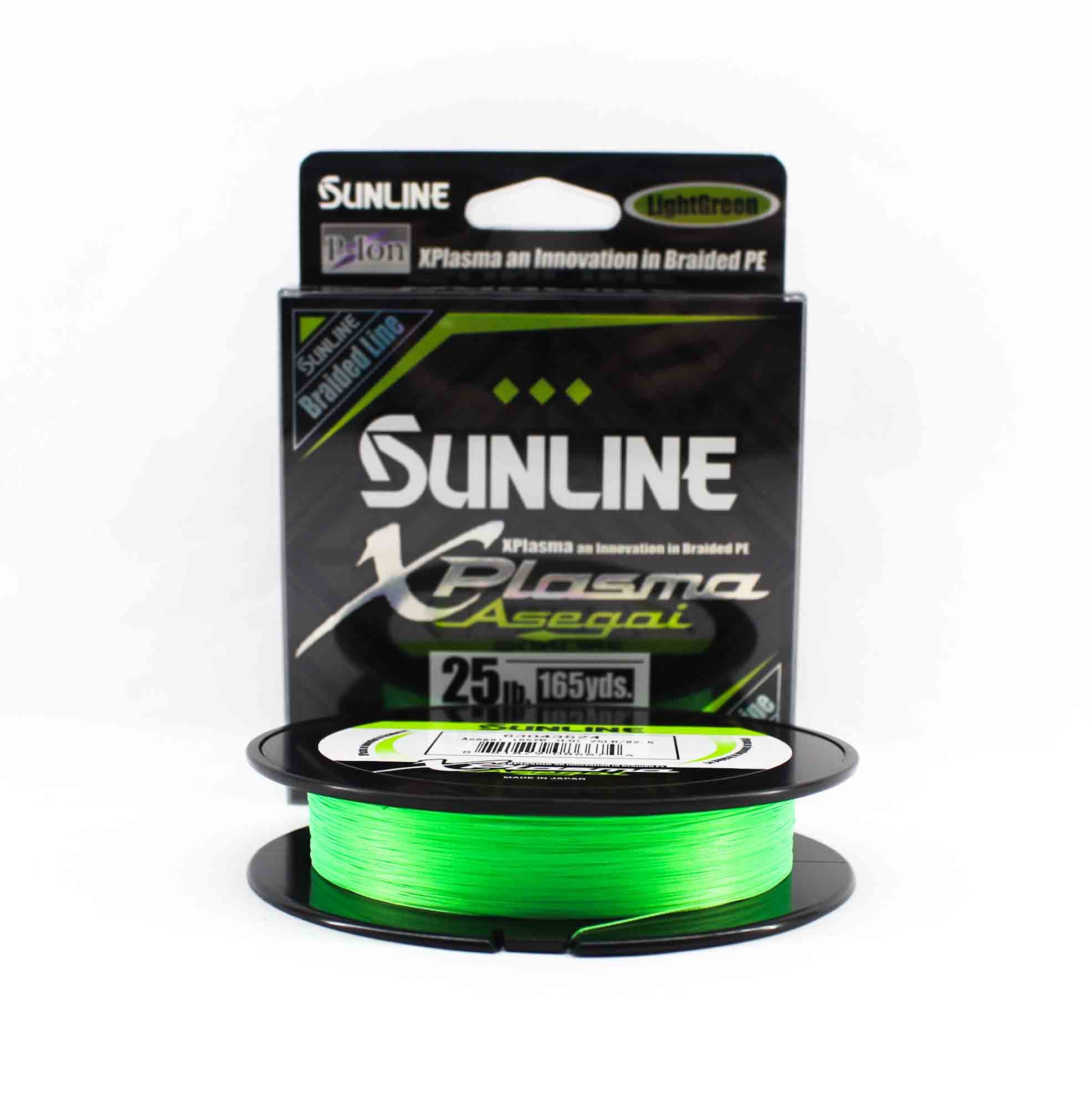 Sunline P.E Line Asegai Xplasma 165yds P.E 2.5 25lb Light Green (6674)