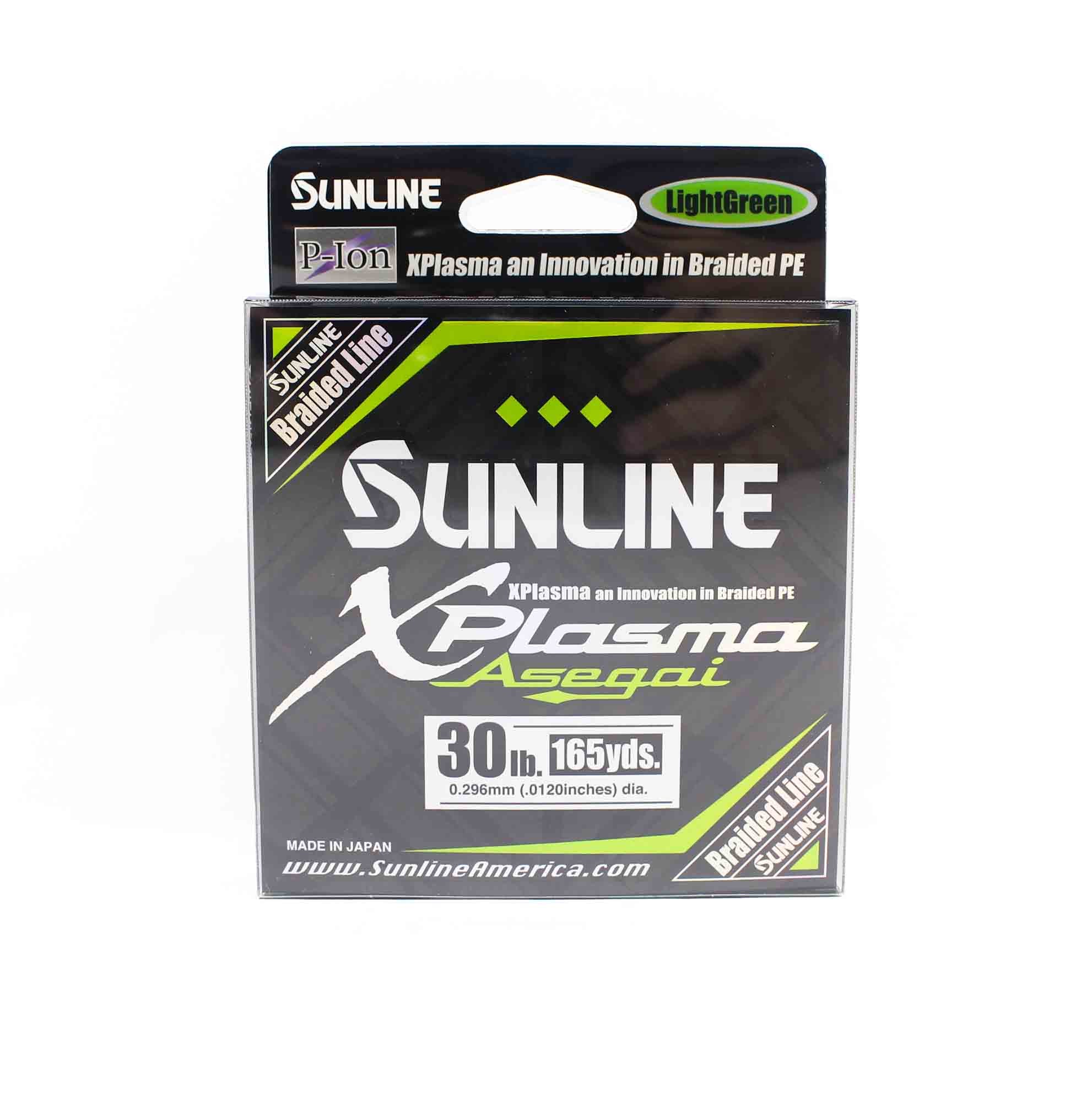 Sunline P.E Line Asegai Xplasma 165yds P.E 3 30lb Light Green (6681)