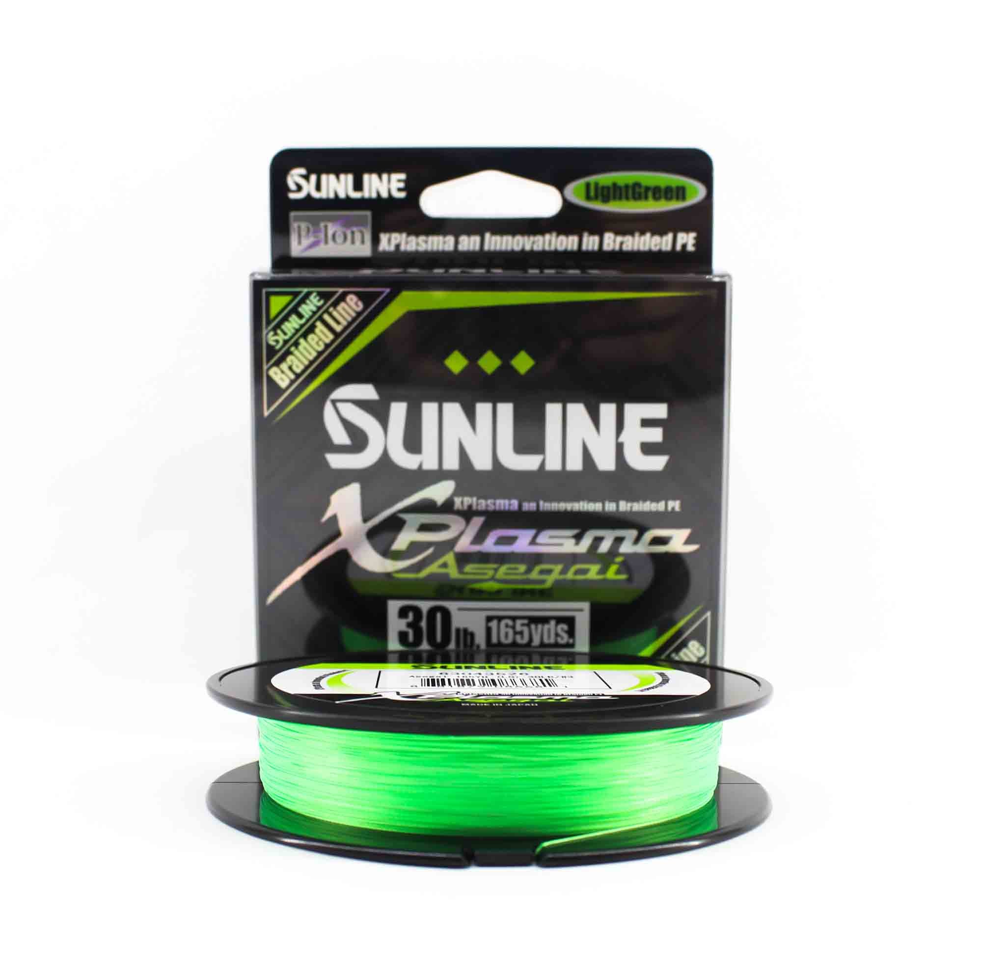 Sunline P.E Line Asegai Xplasma 165yds P.E 3 30lb Light Green (6681)