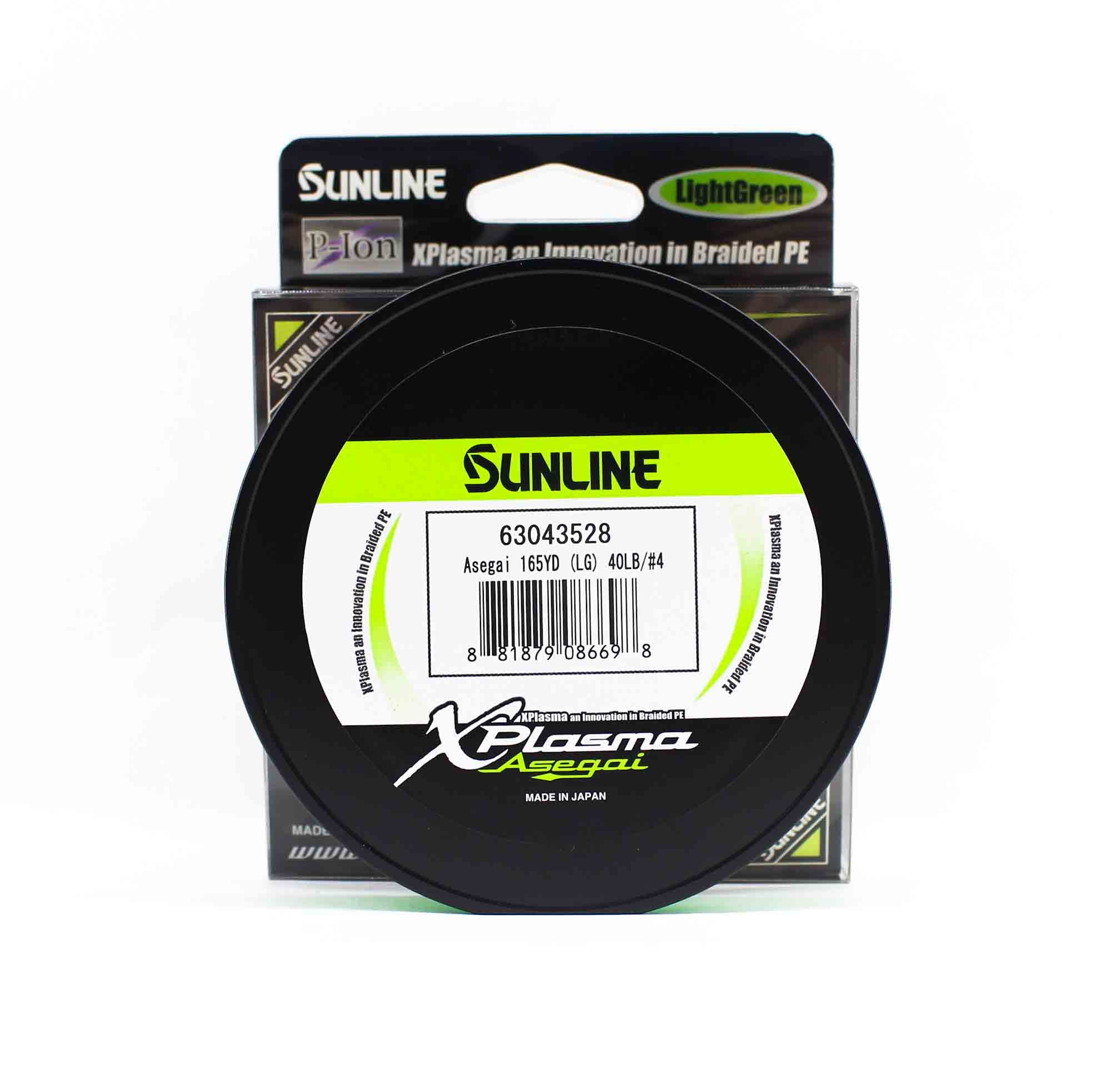 Sunline P.E Line Asegai Xplasma 165yds P.E 4 40lb Light Green (6698)