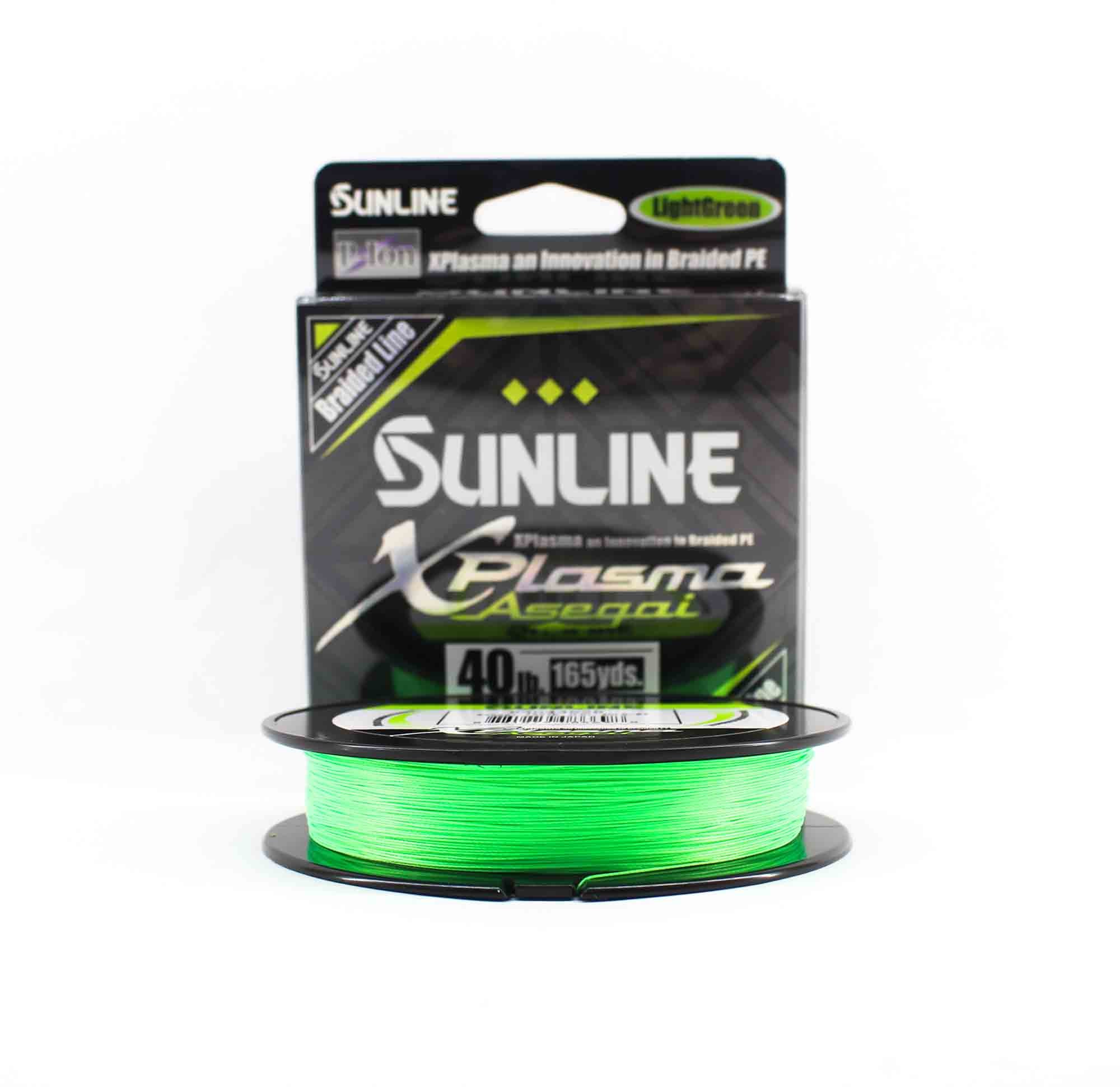 Sunline P.E Line Asegai Xplasma 165yds P.E 4 40lb Light Green (6698)