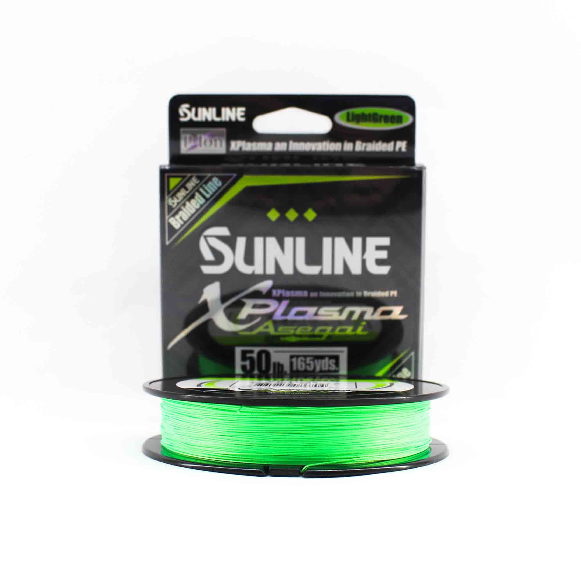 Sunline P.E Line Asegai Xplasma 165yds P.E 5 50lb Light Green (6704)