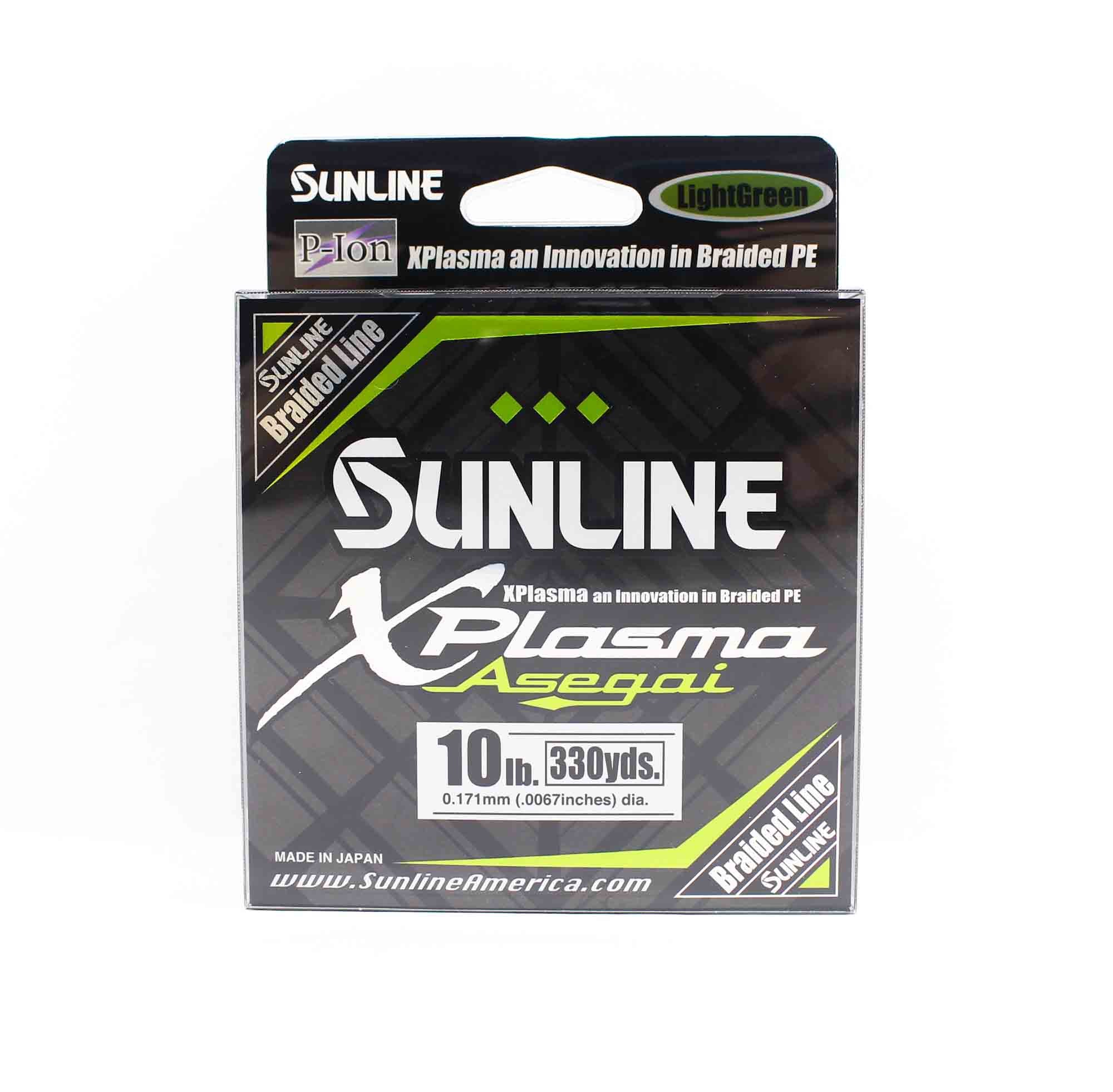 Sunline P.E Line Asegai Xplasma 330yds P.E 1 10lb Light Green (6735)