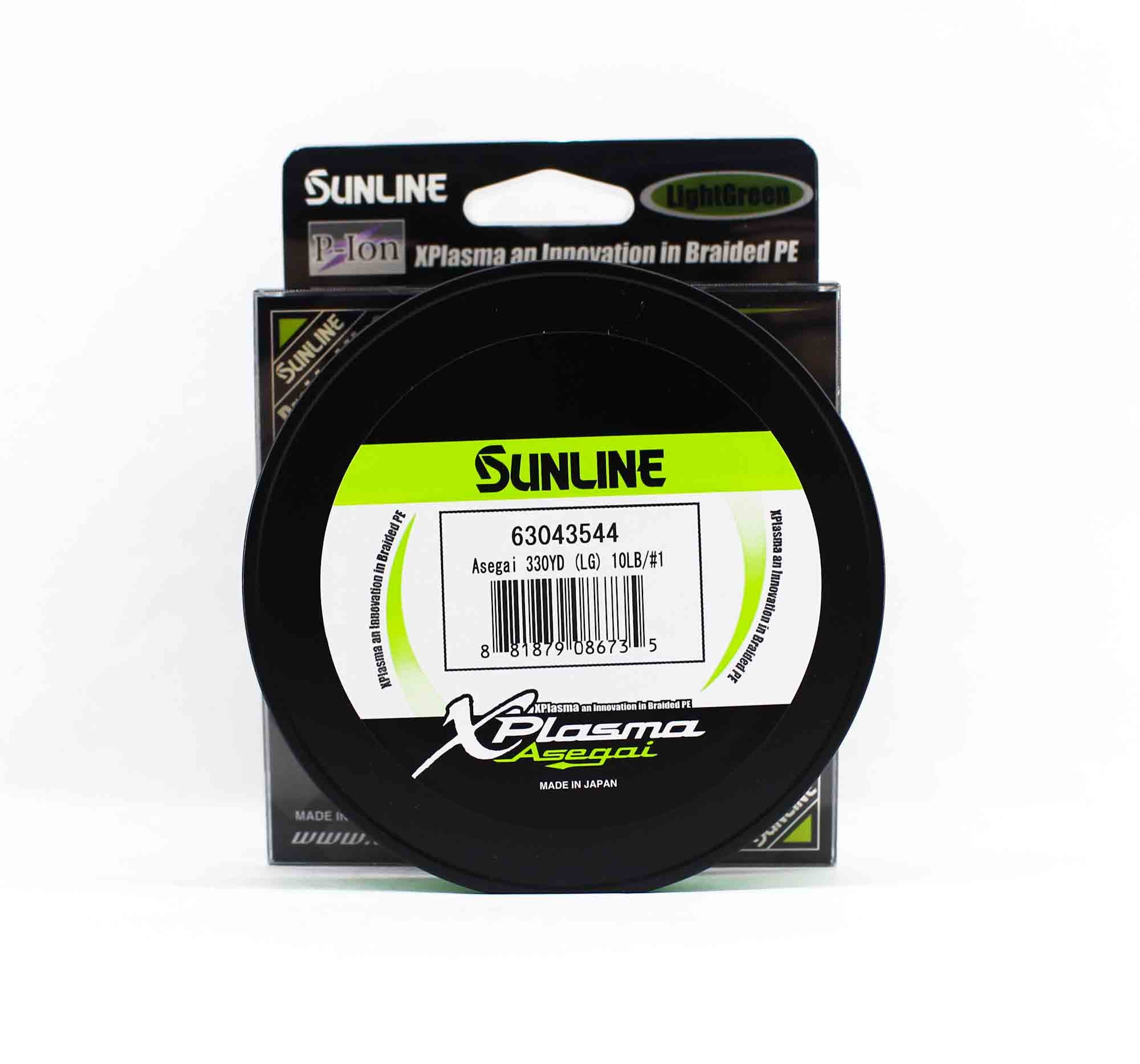 Sunline P.E Line Asegai Xplasma 330yds P.E 1 10lb Light Green (6735)