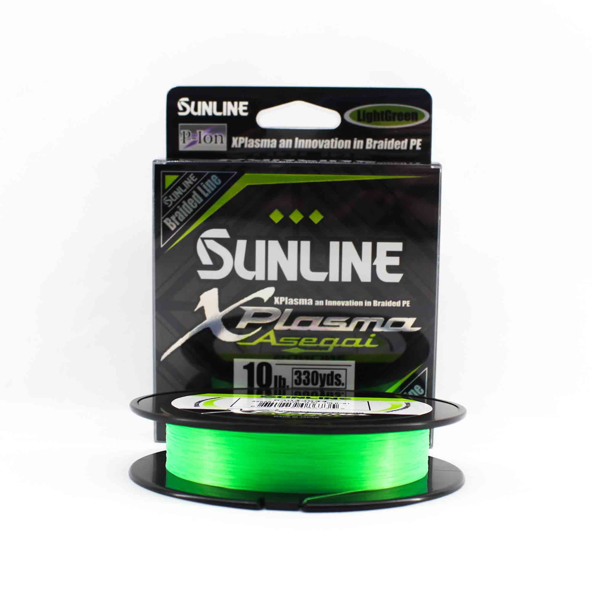 Sunline P.E Line Asegai Xplasma 330yds P.E 1 10lb Light Green (6735)