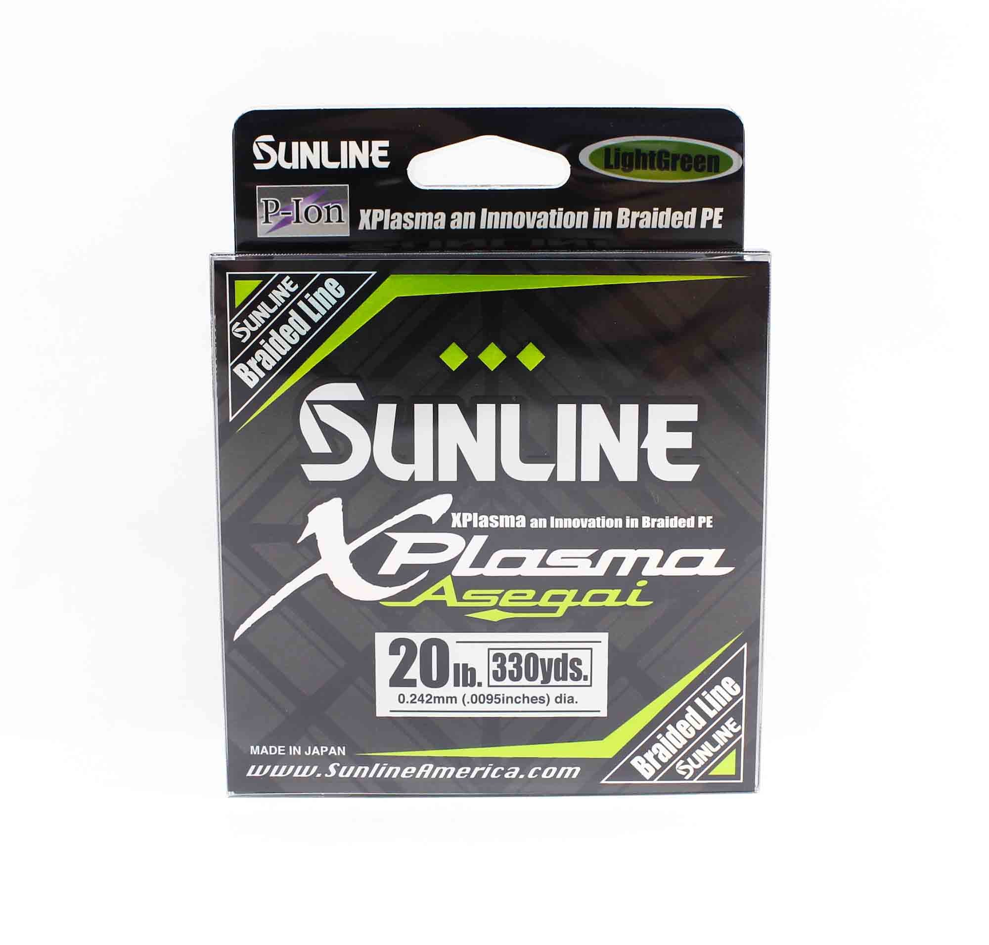 Sunline P.E Line Asegai Xplasma 330yds P.E 2 20lb Light Green (6773)