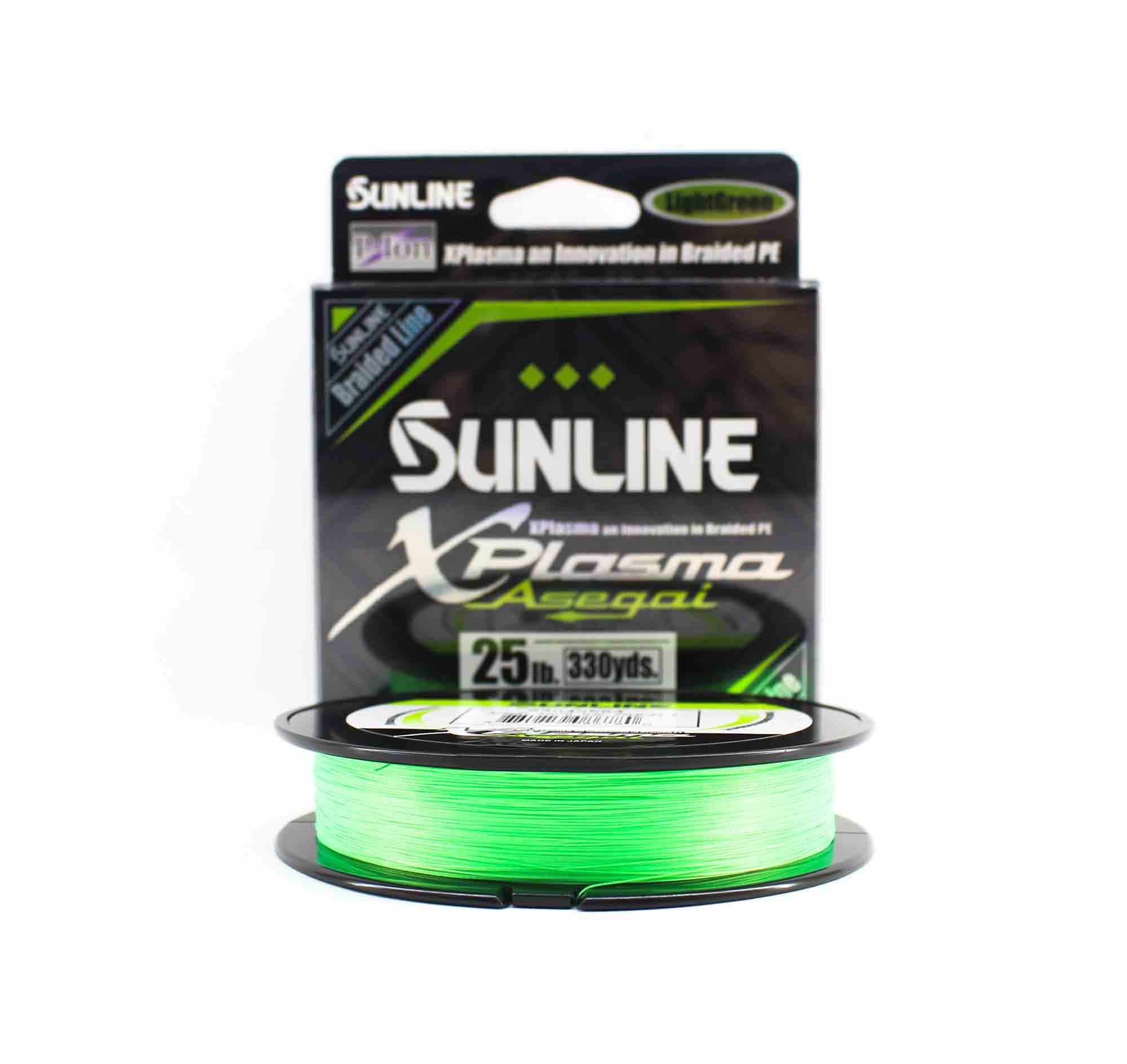 Sunline P.E Line Asegai Xplasma 330yds P.E 2.5 25lb Light Green (6780)