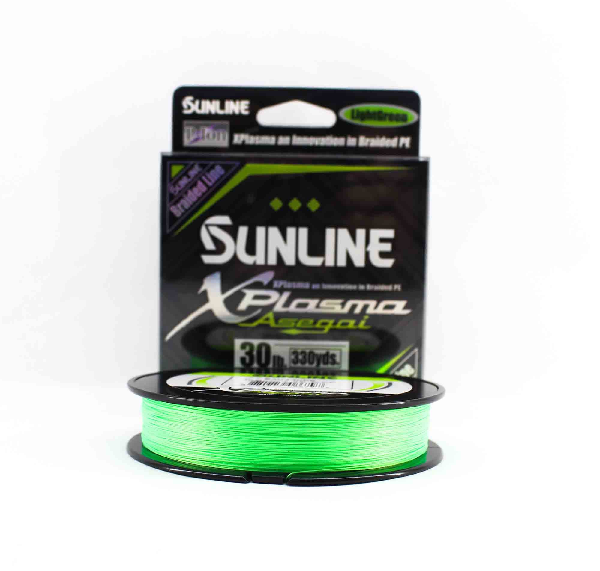 Sunline P.E Line Asegai Xplasma 330yds P.E 3 30lb Light Green (6797)