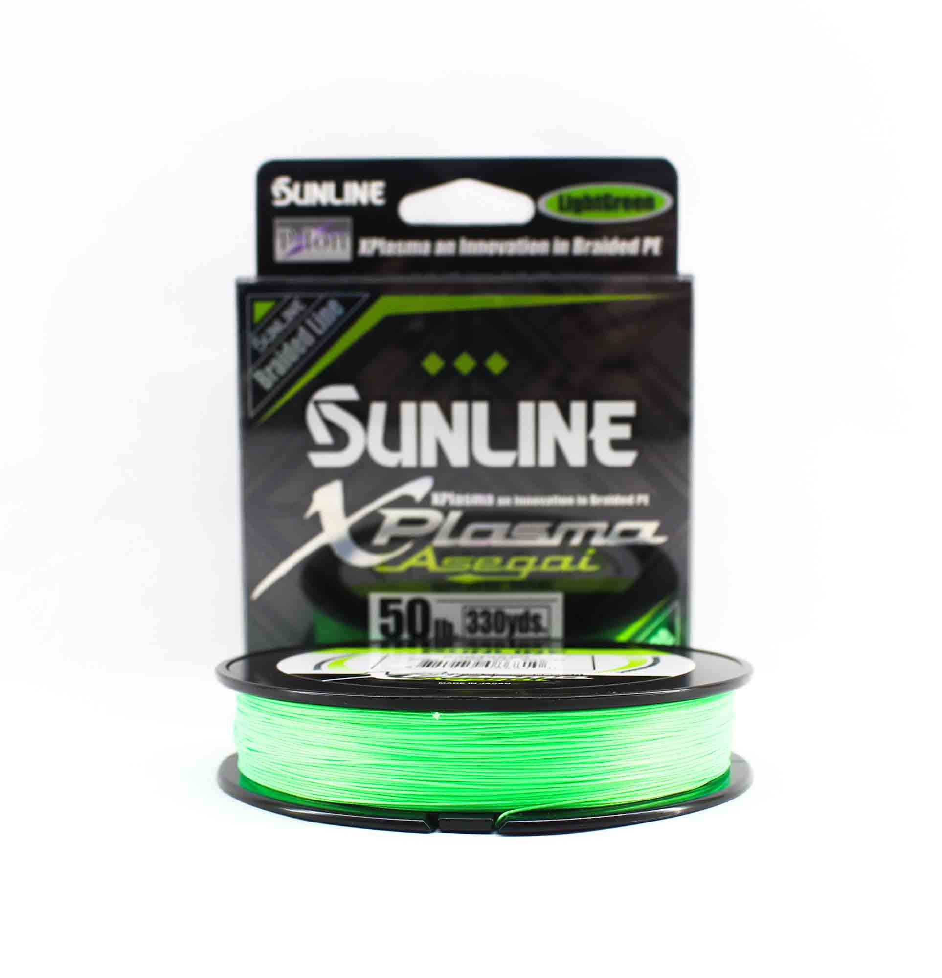 Sunline P.E Line Asegai Xplasma 330yds P.E 5 50lb Light Green (6810)