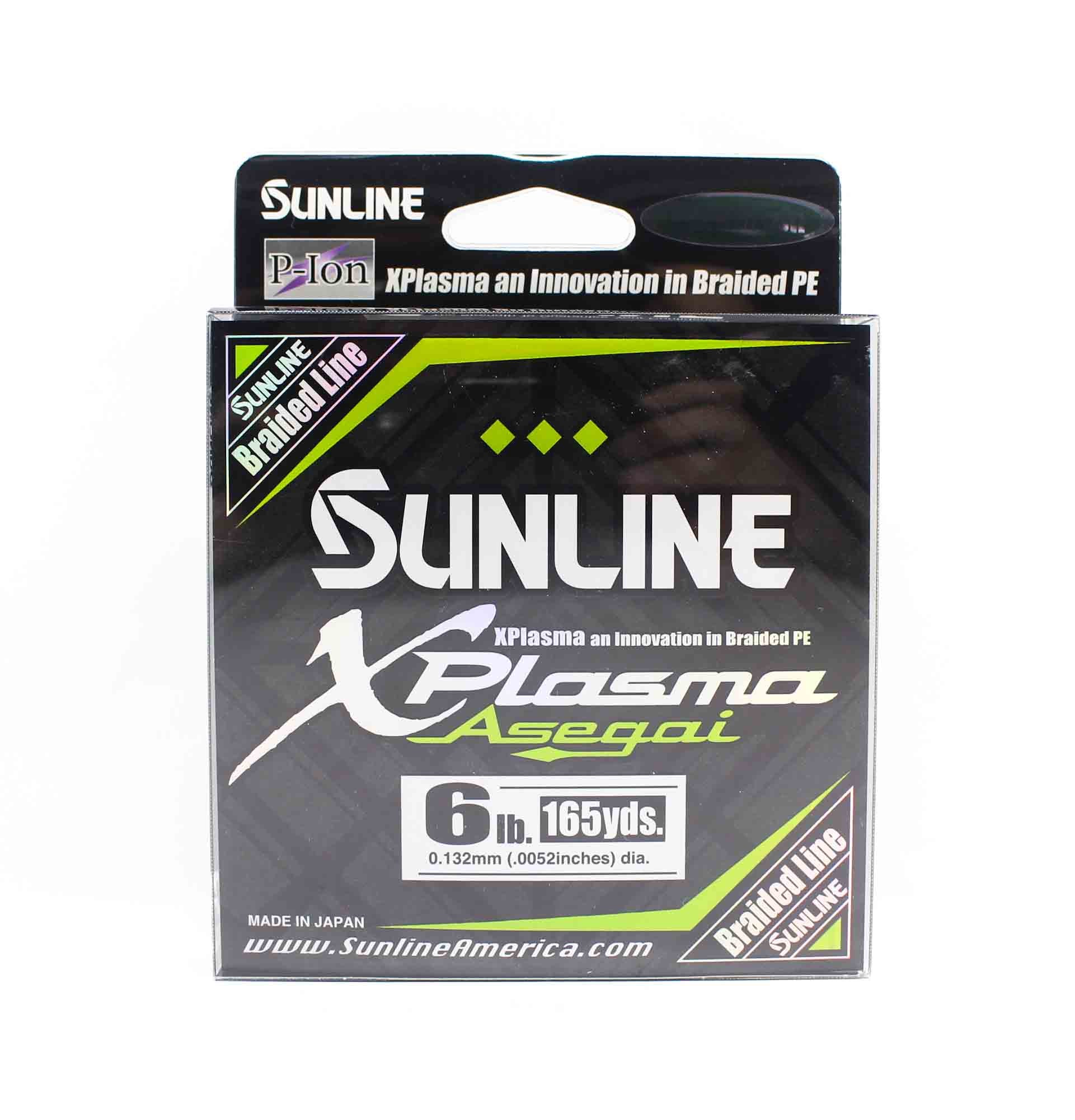 Sunline P.E Line Asegai Xplasma 165yds P.E 0.6 6lb Dark Green (6827)