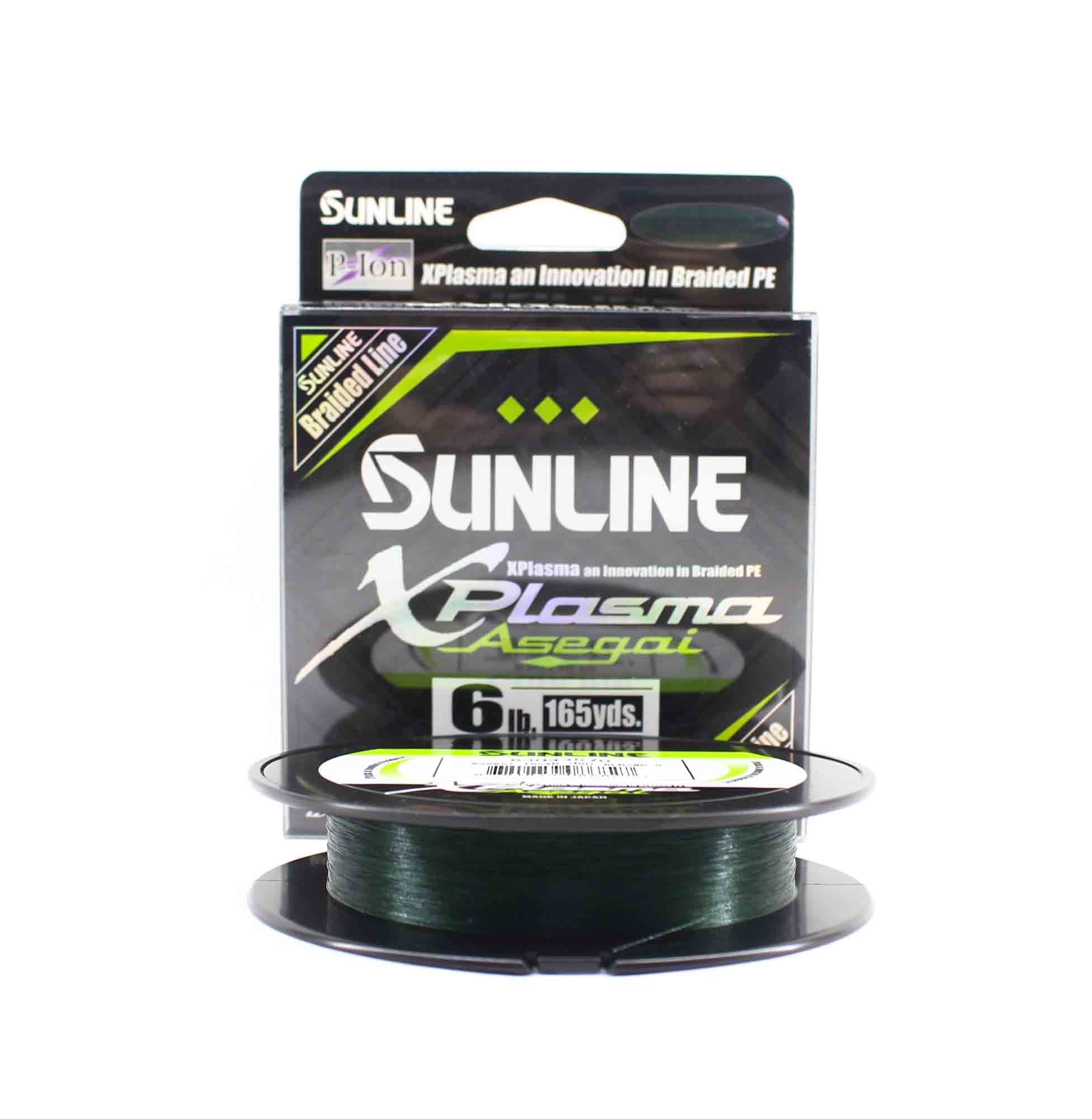 Sunline P.E Line Asegai Xplasma 165yds P.E 0.6 6lb Dark Green (6827)