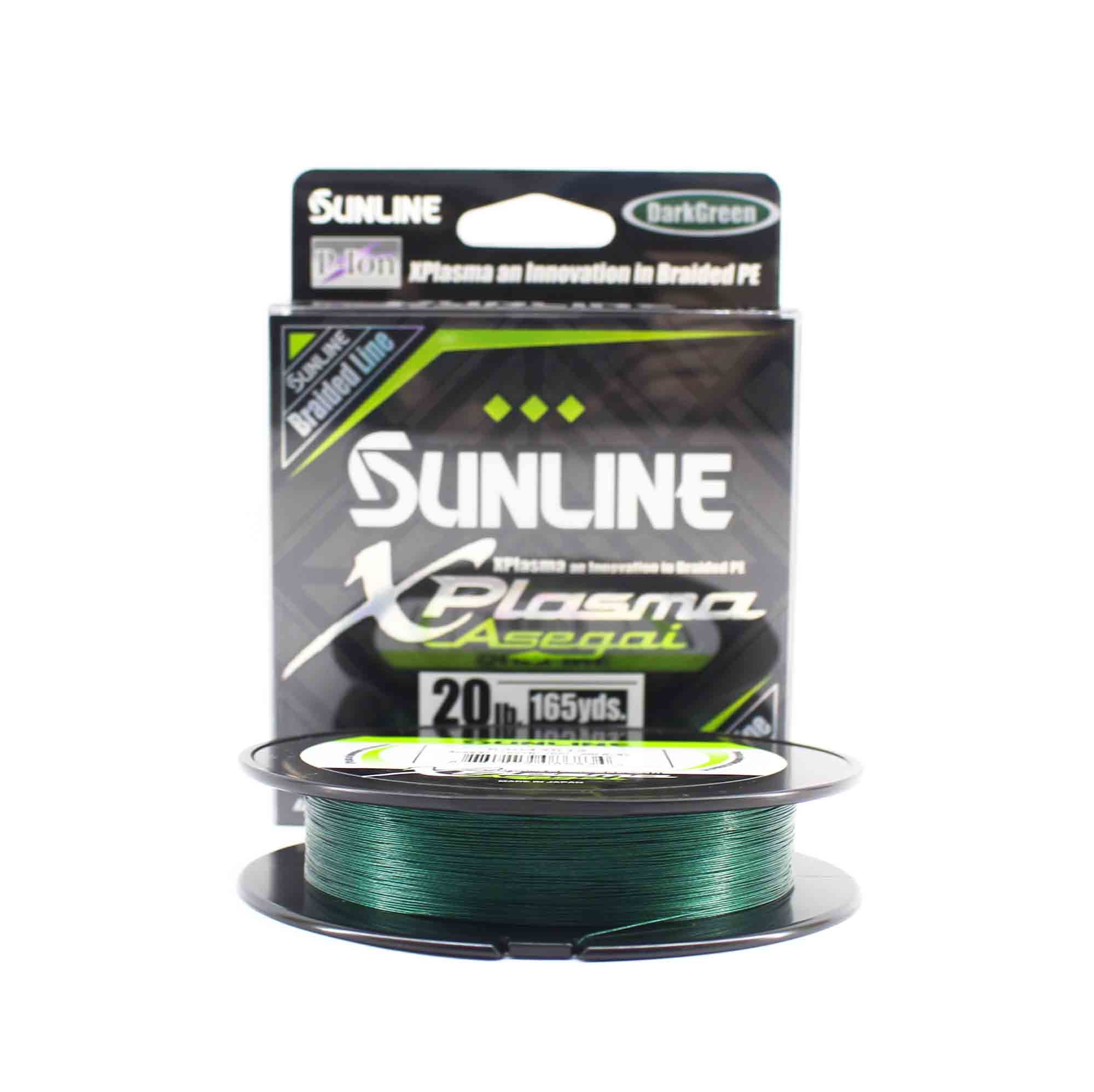 Sunline P.E Line Asegai Xplasma 165yds P.E 2 20lb Dark Green (6834)