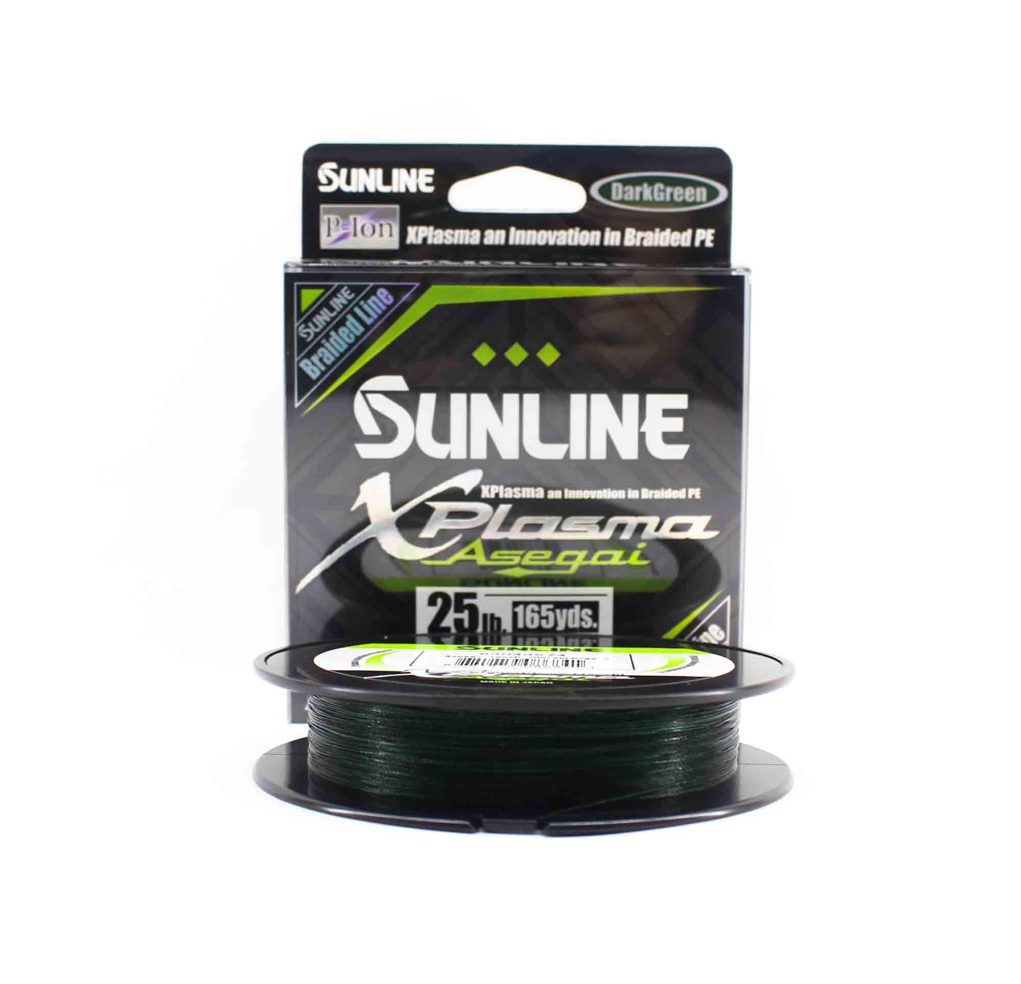 Sunline P.E Line Asegai Xplasma 165yds P.E 2.5 25lb Dark Green (6841)