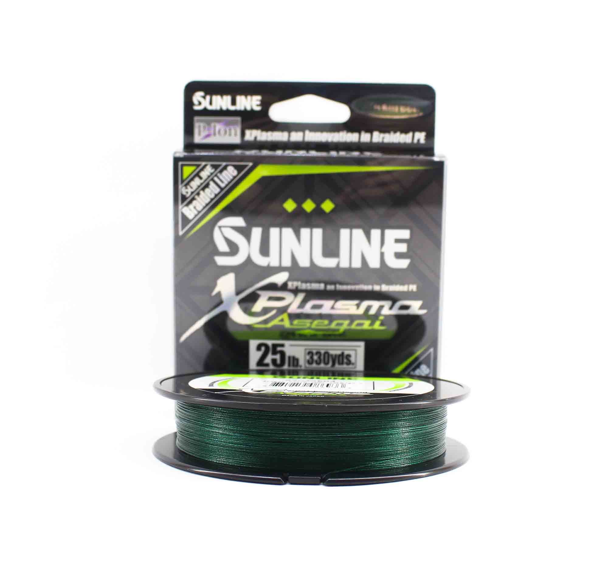 Sunline P.E Line Asegai Xplasma 330yds P.E 2.5 25lb Dark Green (6933)