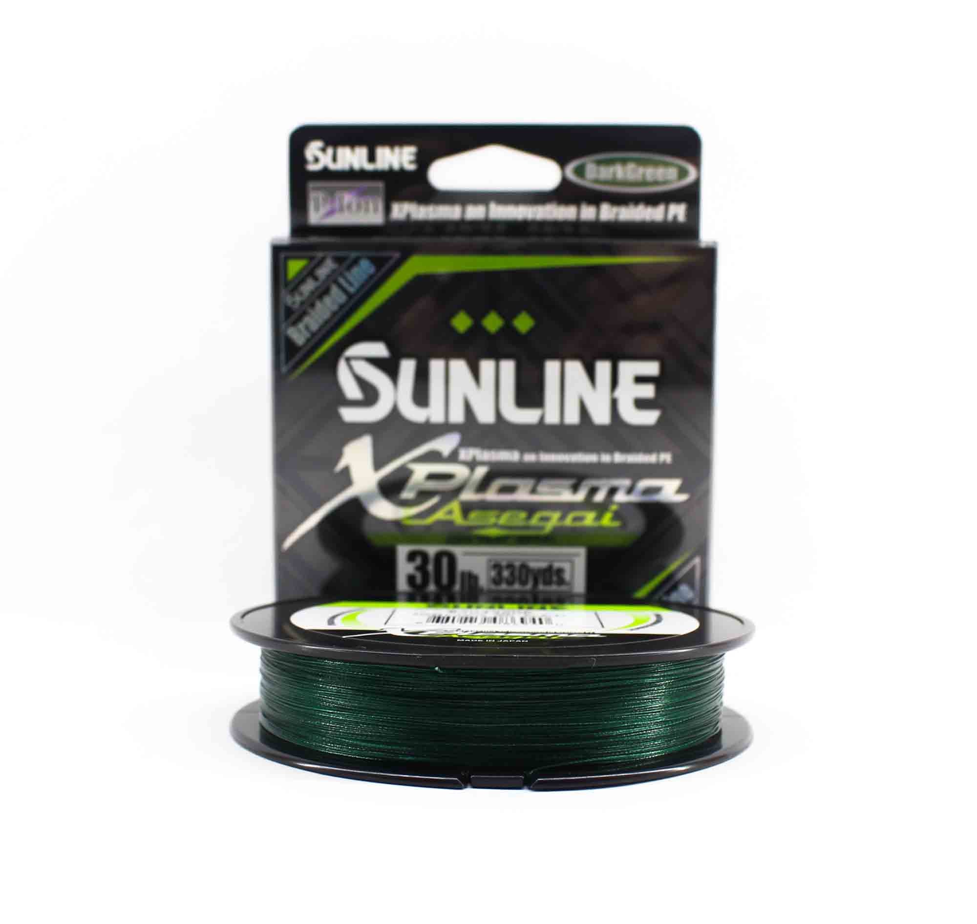 Sunline P.E Line Asegai Xplasma 330yds P.E 3 30lb Dark Green (6940)