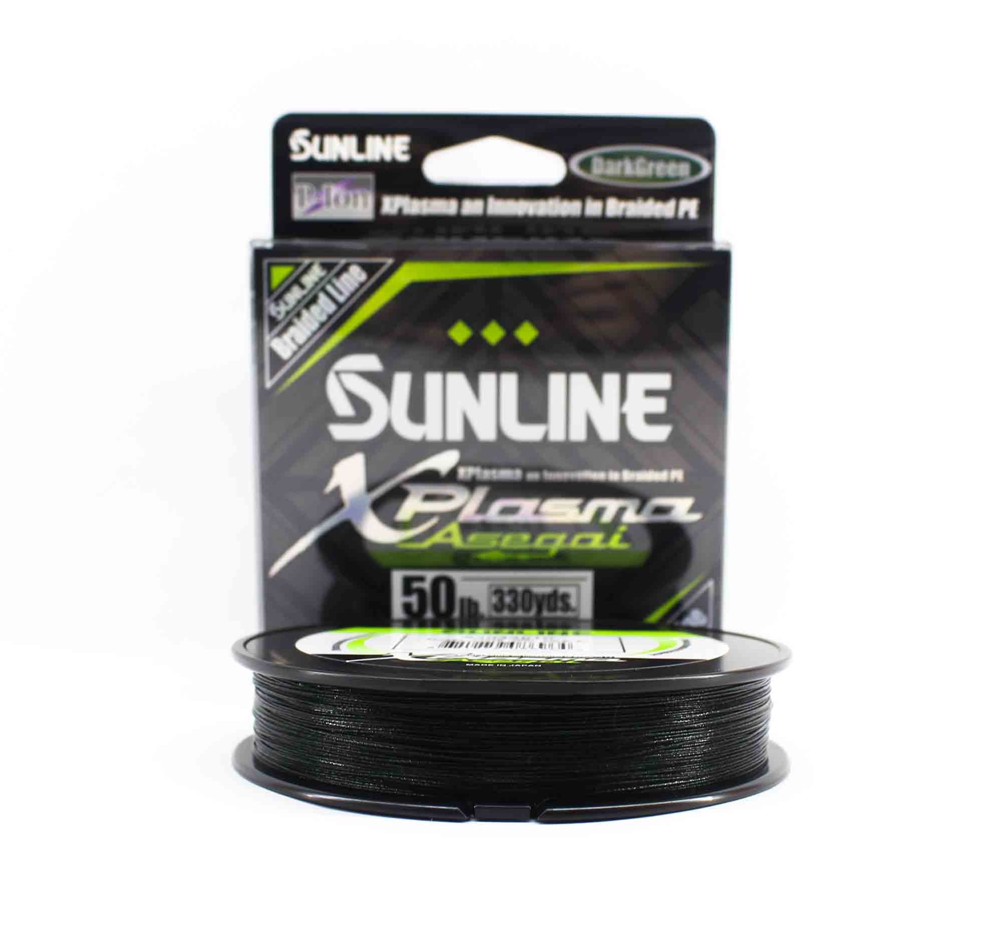 Sunline P.E Line Asegai Xplasma 330yds P.E 5 50lb Dark Green (6964)