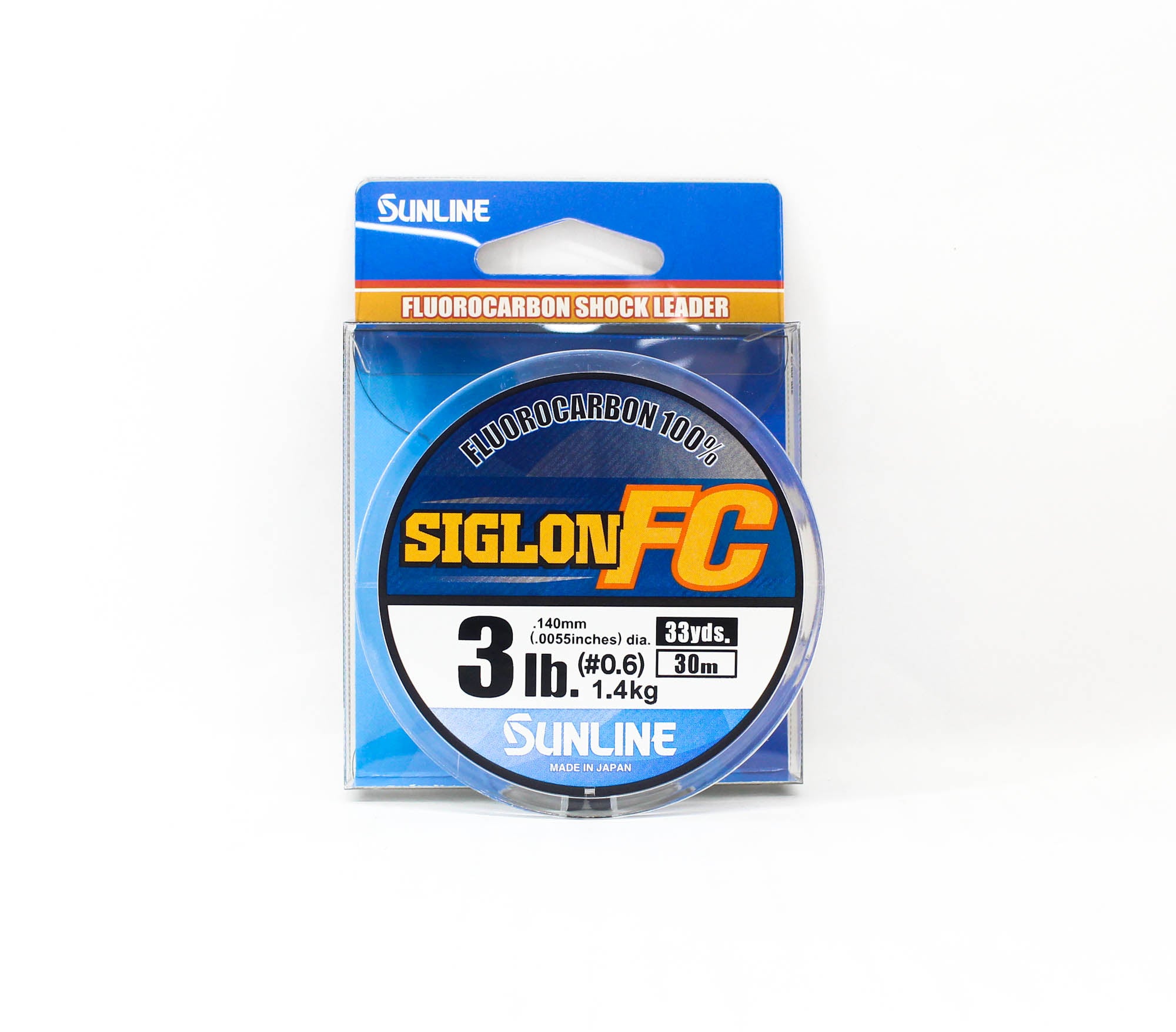 Sunline Fluorocarbon Leader Siglon FC 100% 30m 3lb Diameter 0.14mm (8128)