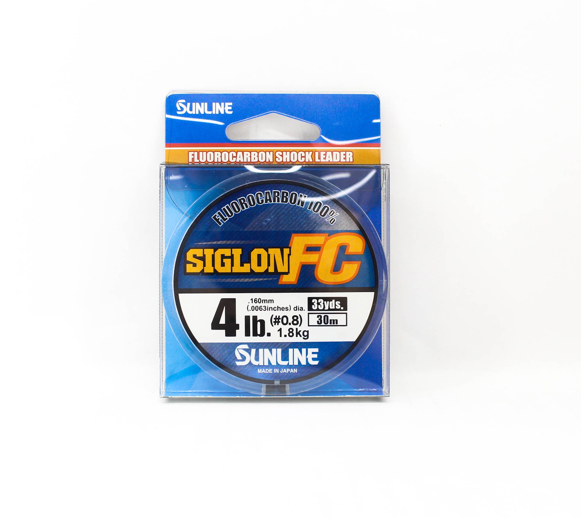 Sunline Fluorocarbon Leader Siglon FC 100% 30m 4lb Diameter 0.16mm (8135)