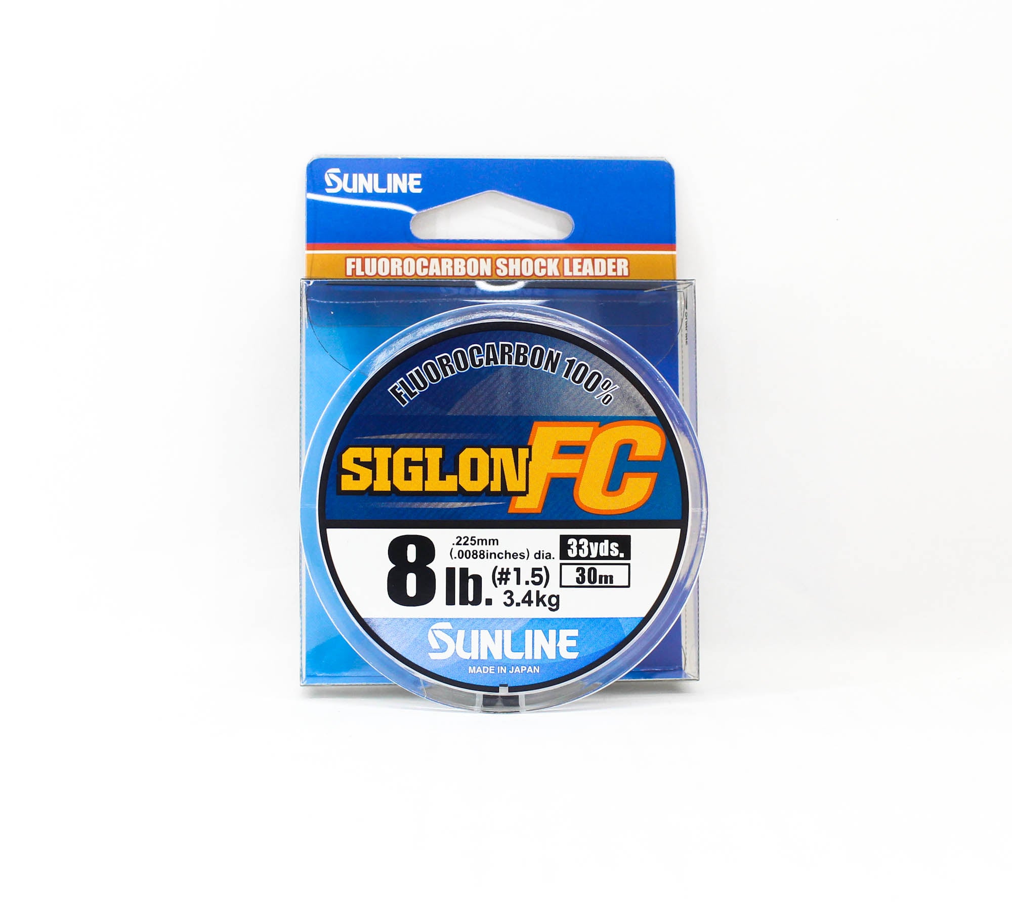 Sunline Fluorocarbon Leader Siglon FC 100% 30m 8lb Diameter 0.225mm (8166)