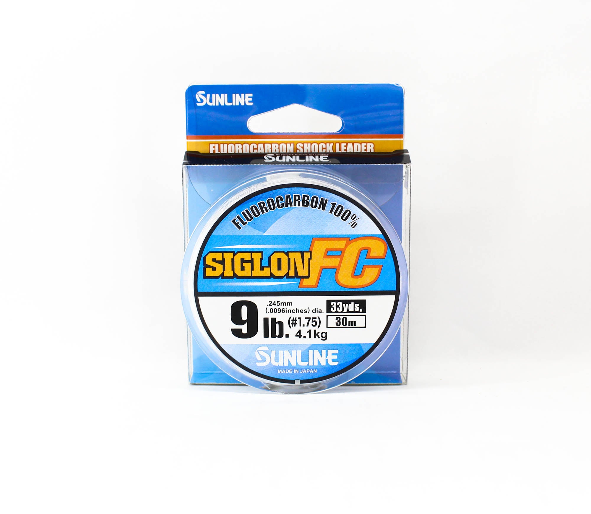 Sunline Fluorocarbon Leader Siglon FC 100% 30m 9lb Diameter 0.245mm (8173)