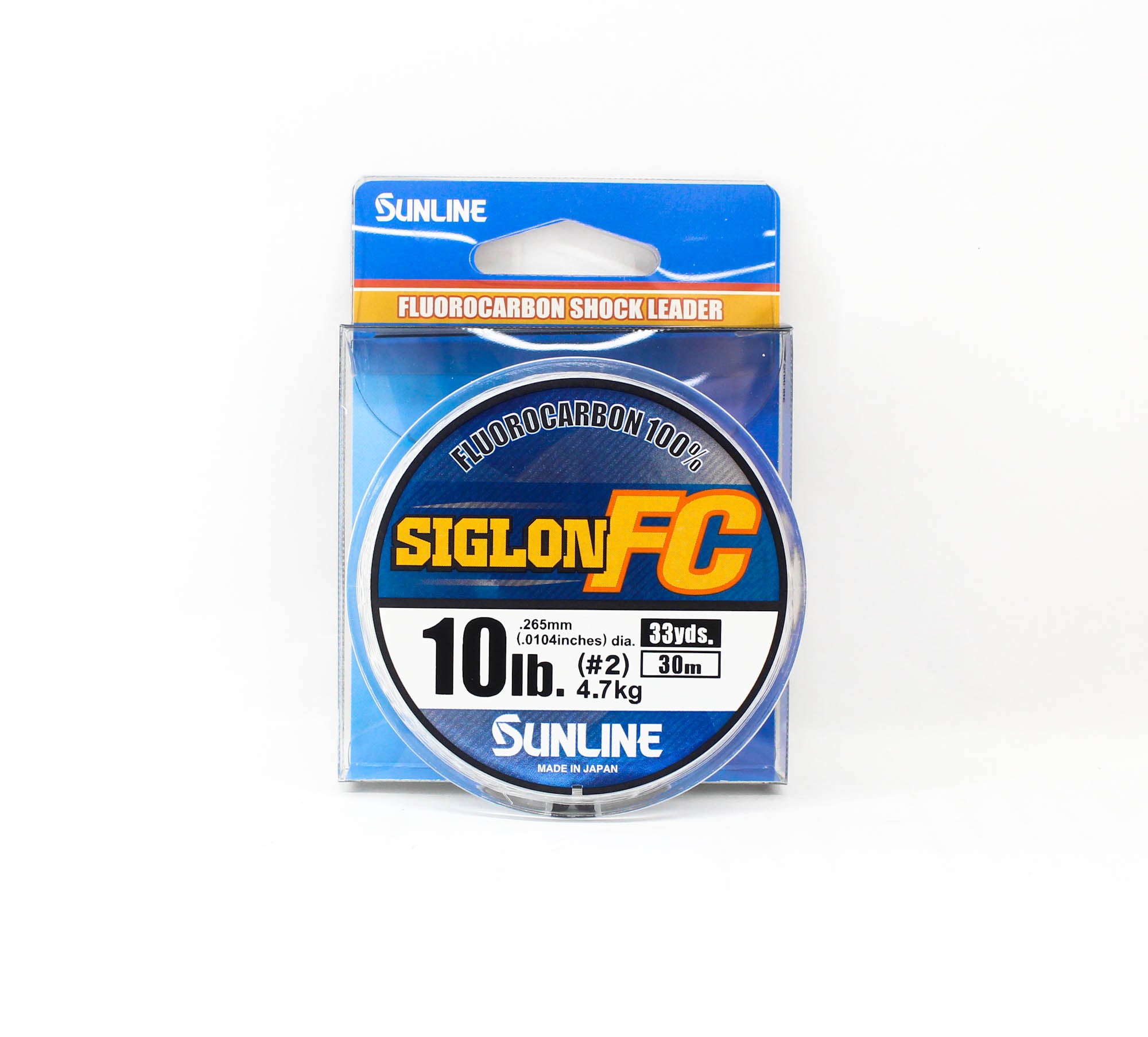 Sunline Fluorocarbon Leader Siglon FC 100% 30m 10lb Diameter 0.265mm (8180)