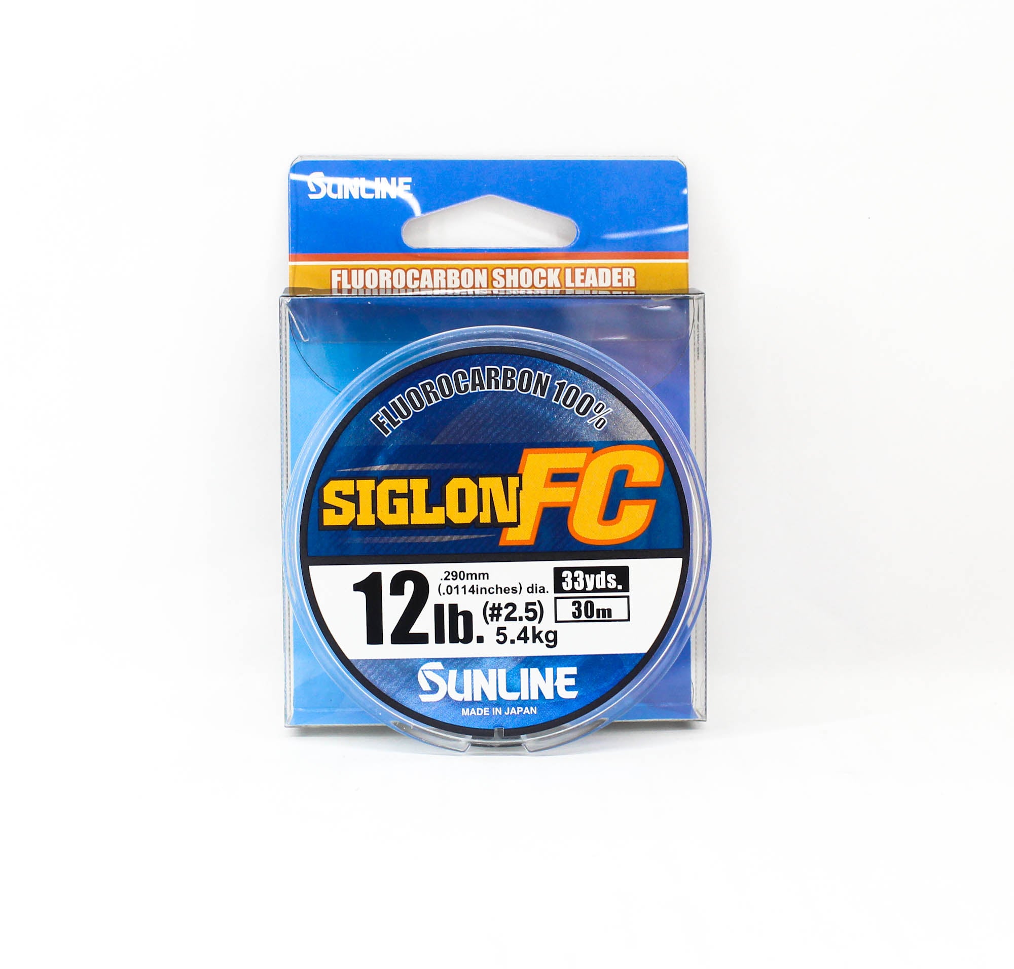 Sunline Fluorocarbon Leader Siglon FC 100% 30m 12lb Diameter 0.29mm (8197)