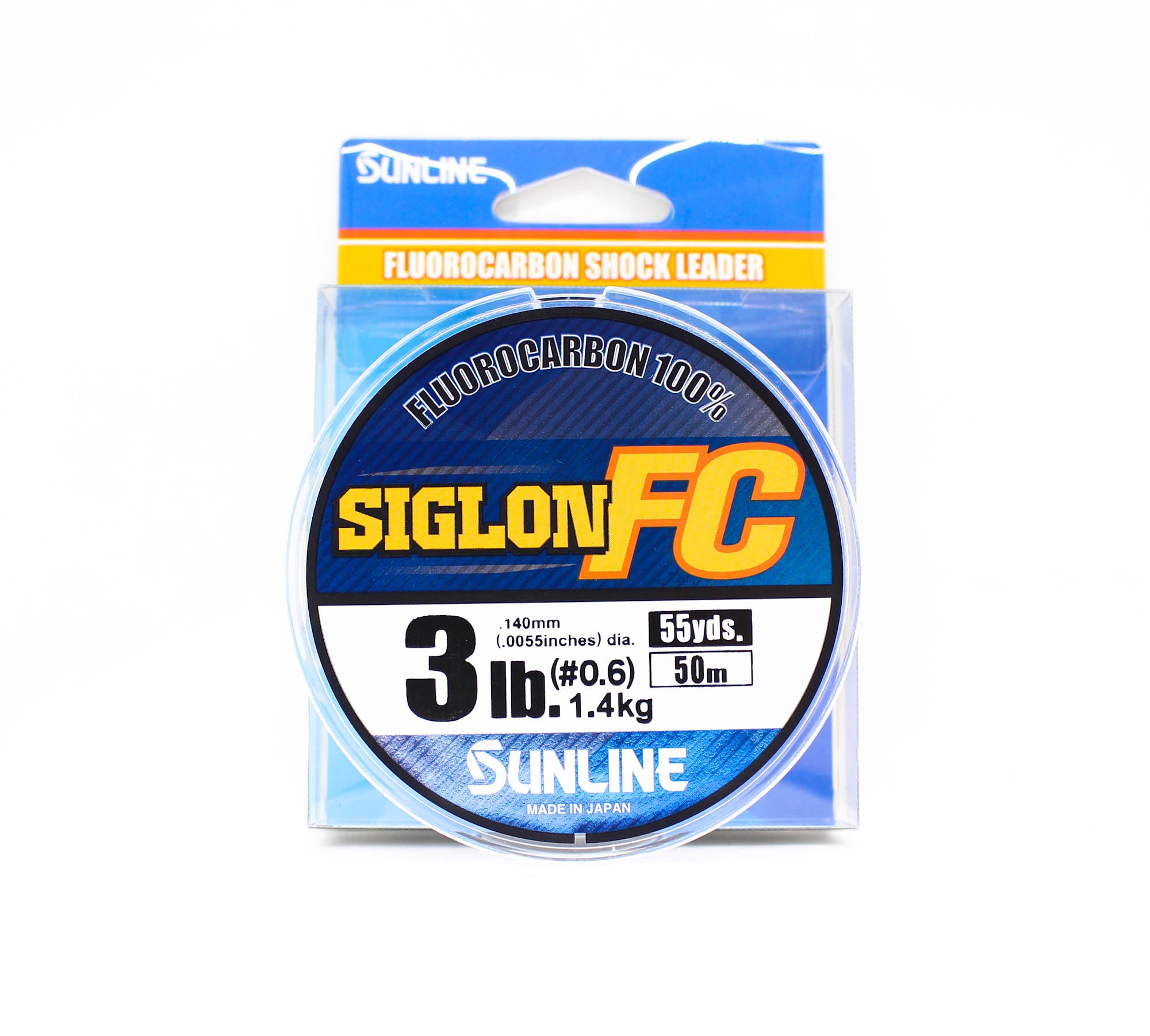 Sunline Fluorocarbon Leader Siglon FC 100% 50m 3lb Diameter 0.14mm (8234)